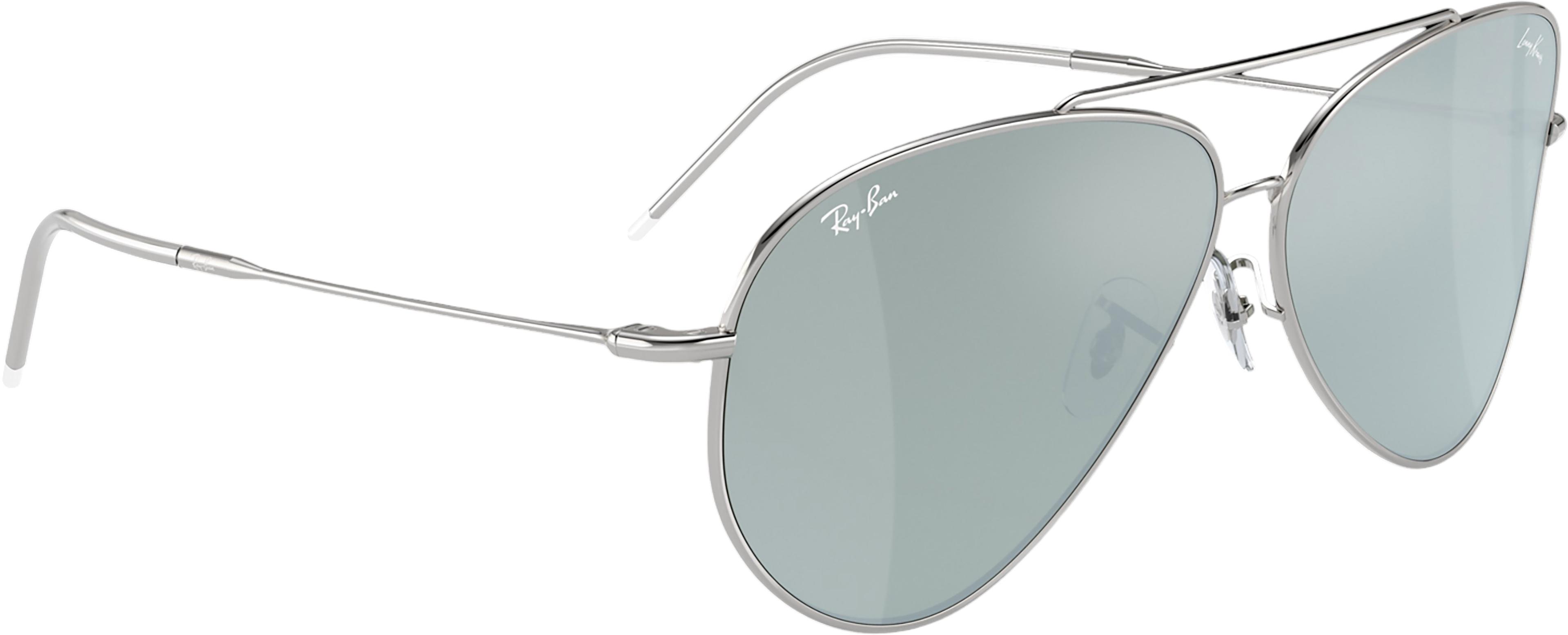 Product gallery image number 5 for product Lenny Kravitz x Aviator Reverse Sunglasses - Polished Silver - Silver Lens
