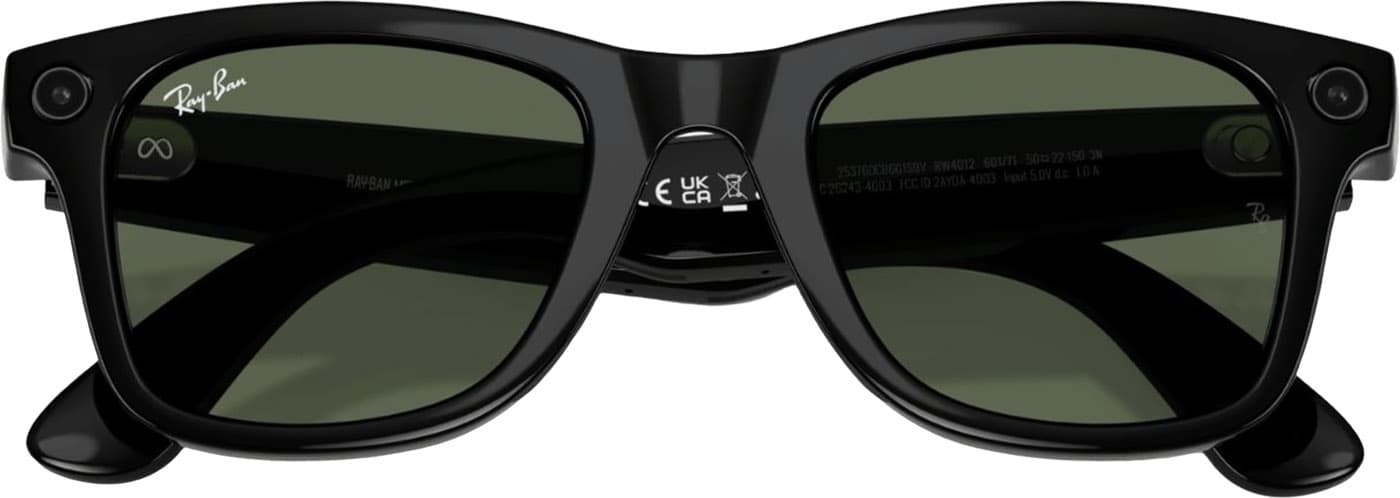 Product gallery image number 4 for product Meta Wayfarer Sunglasses - GEN2 - Unisex