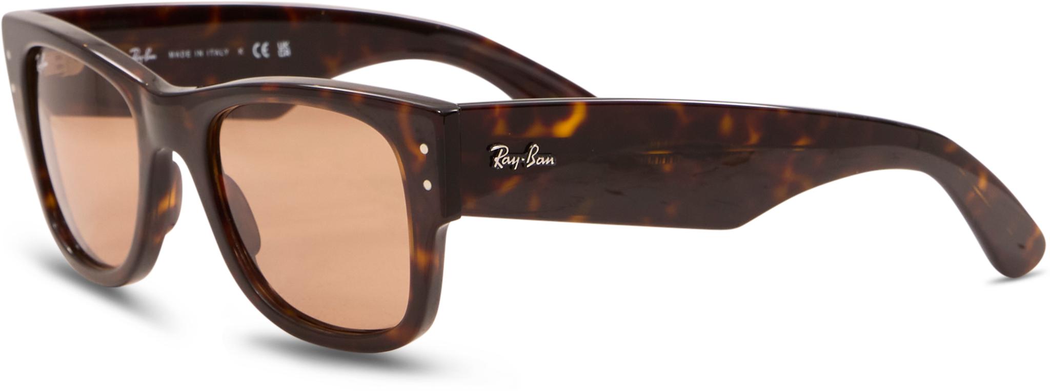 Product gallery image number 3 for product Mega Wayfarer Polarized Sunglasses - Polished Black - Green Lens