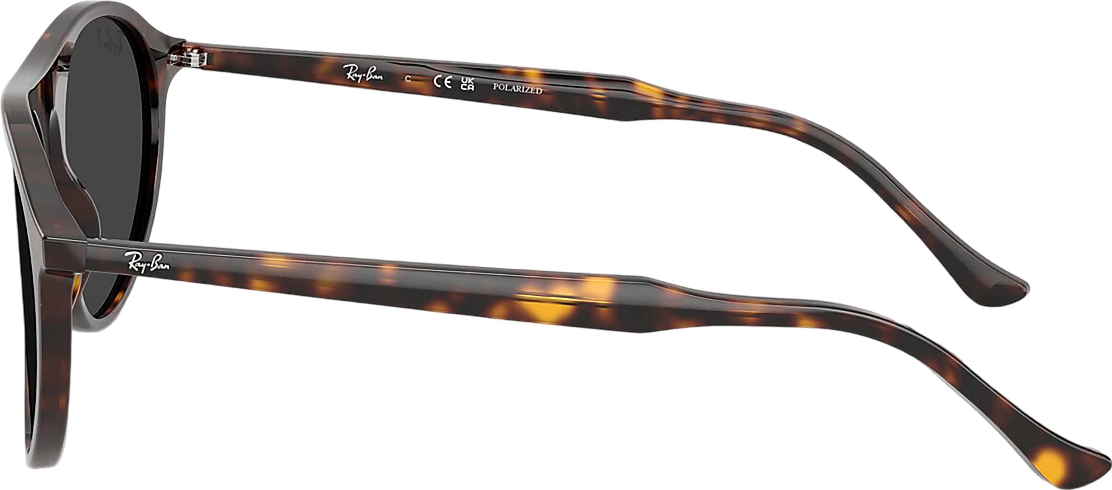 Product gallery image number 2 for product RB2215 Aviator Sunglasses - Polished Havana - Dark Grey Lens