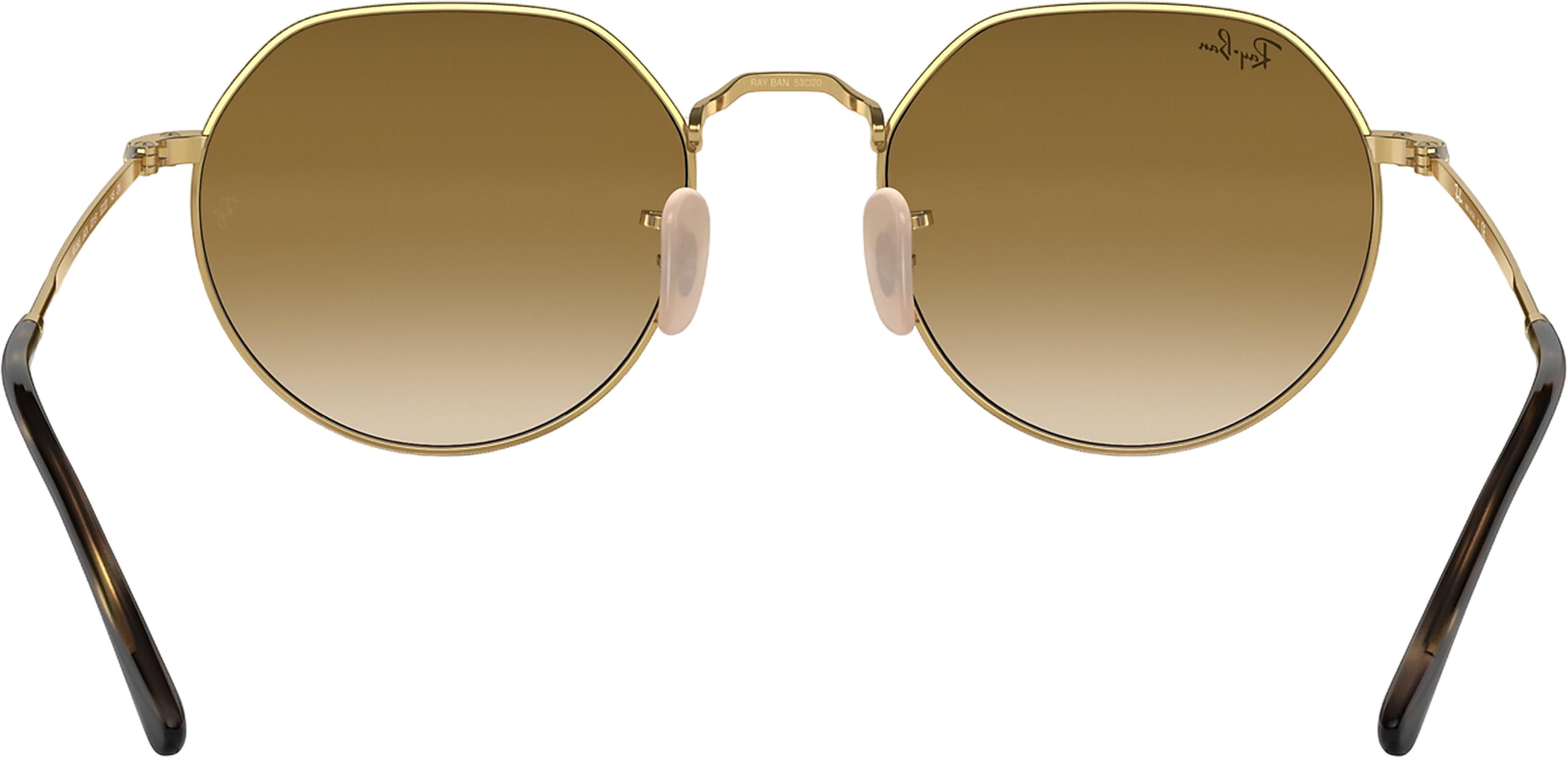 Product gallery image number 3 for product Jack Sunglasses - Polished Arista Gold - Brown Lens