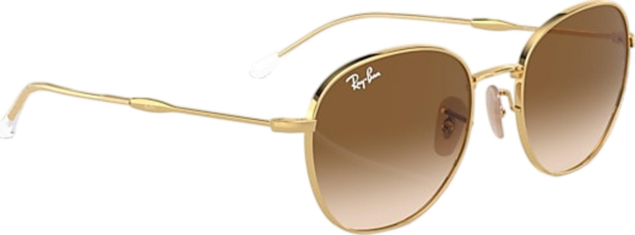 Product gallery image number 3 for product RB3809 Sunglasses - Polished Arista Gold Frame - Light Brown Lens