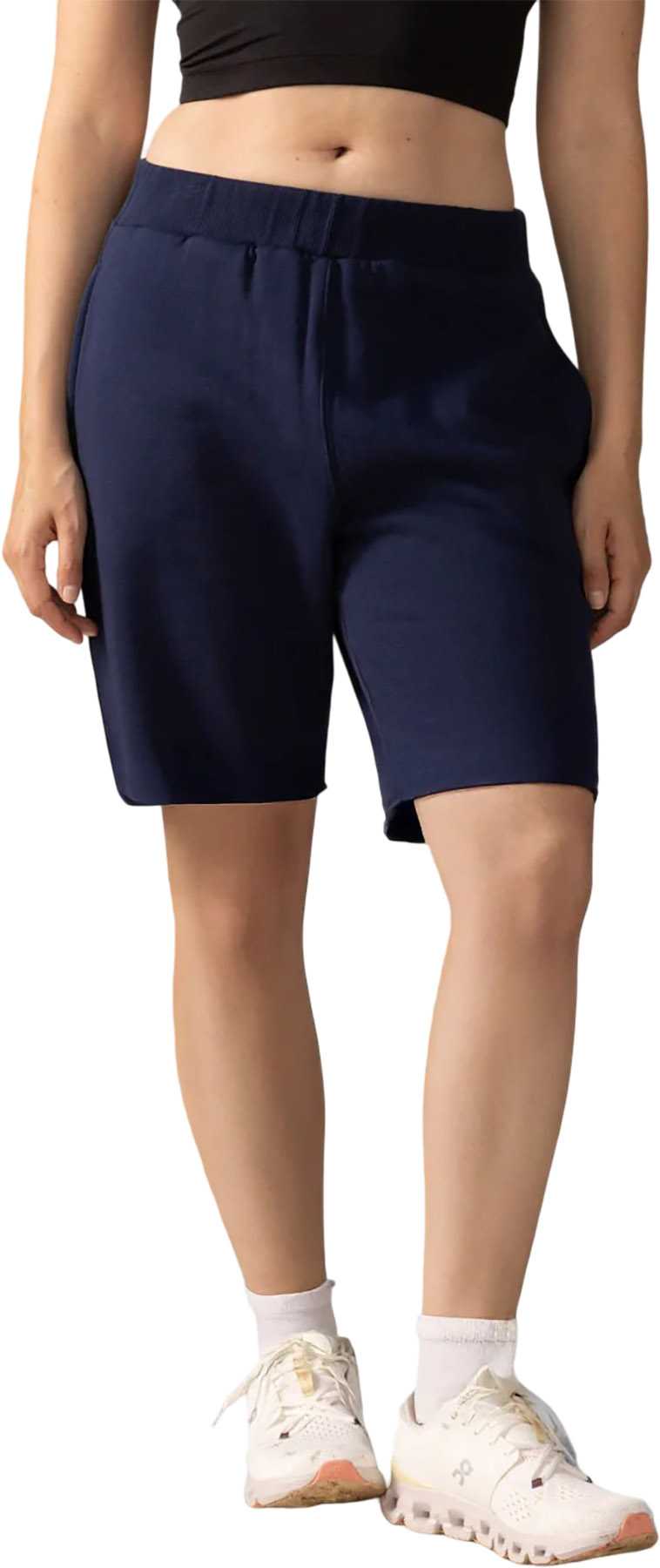 Product image for Fleece Mid-Rise Oversized Short 7" - Women's