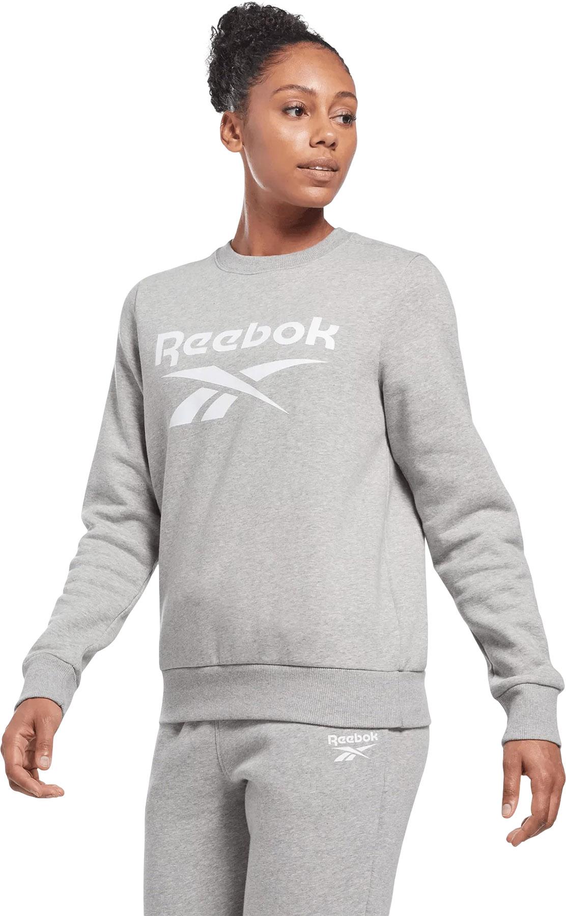 Product gallery image number 3 for product Chandail en molleton à col rond Reebok Identity Big Logo - Femme