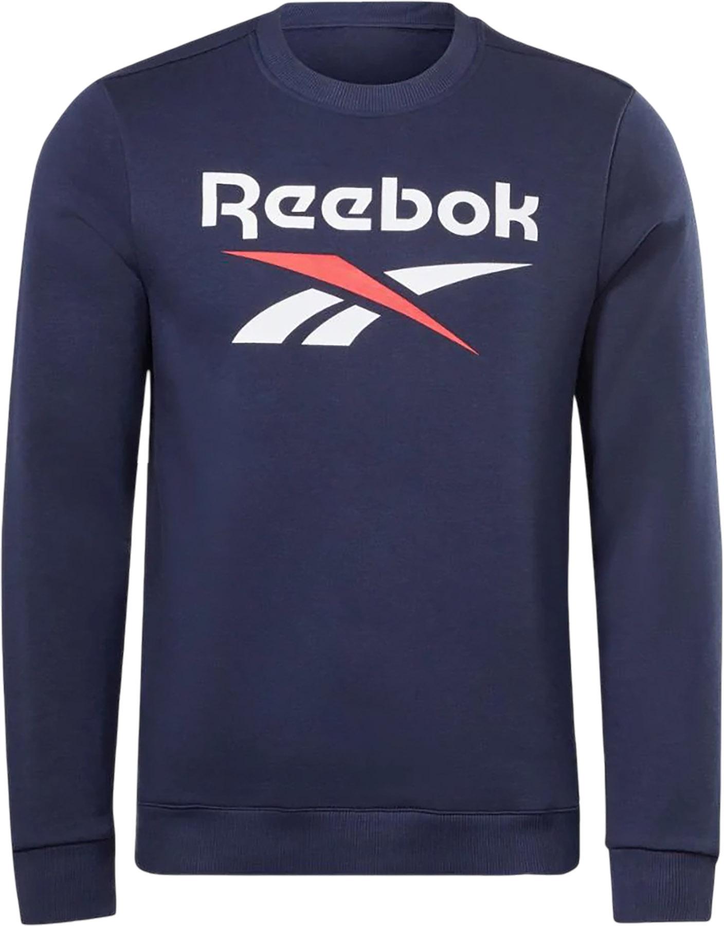 Product image for Reebok Identity Big Logo Fleece Crew Neck Sweatshirt - Men's