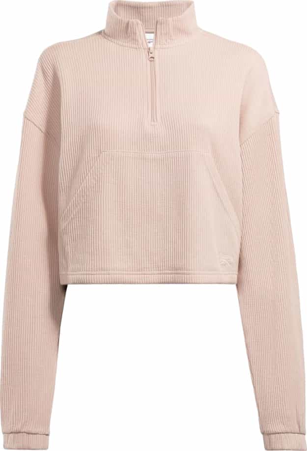 Image de produit pour Chandail en molleton cache-maillot en gaufré Classics Wardrobe Essentials - Femme