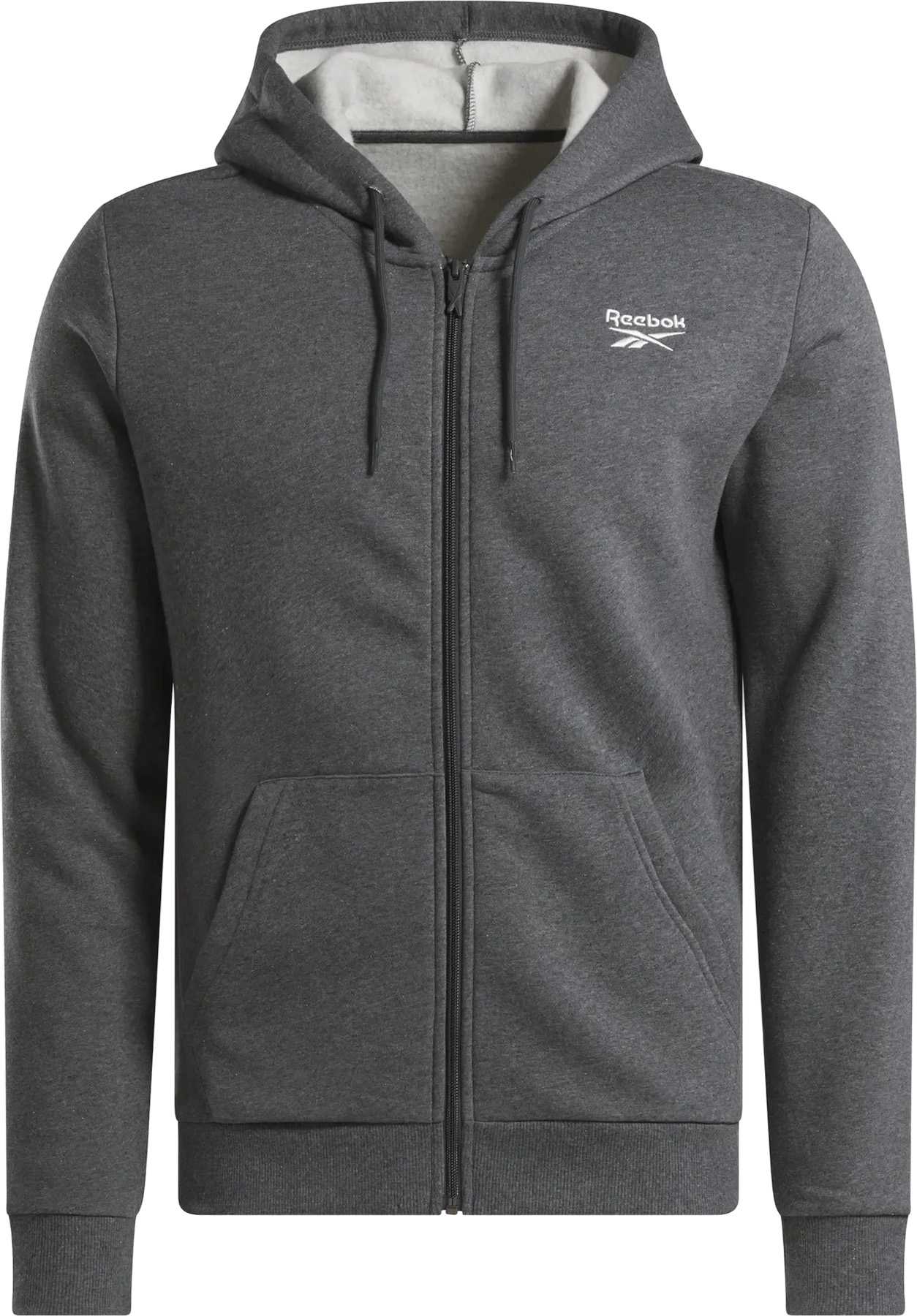 Image de produit pour Chandail à capuchon zippé en molleton Reebok Identity Small Logo - Homme