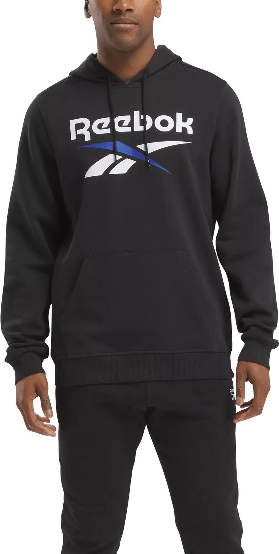 Numéro de l'image de la galerie de produits 4 pour le produit Chandail à capuchon Reebok Identity Fleece Stacked Logo - Homme