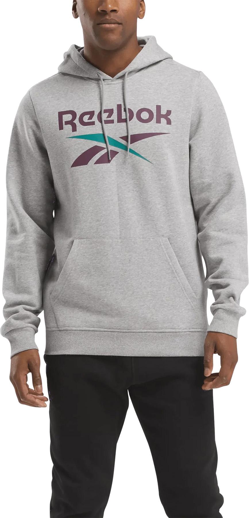Numéro de l'image de la galerie de produits 4 pour le produit Chandail à capuchon Reebok Identity Fleece Stacked Logo - Homme