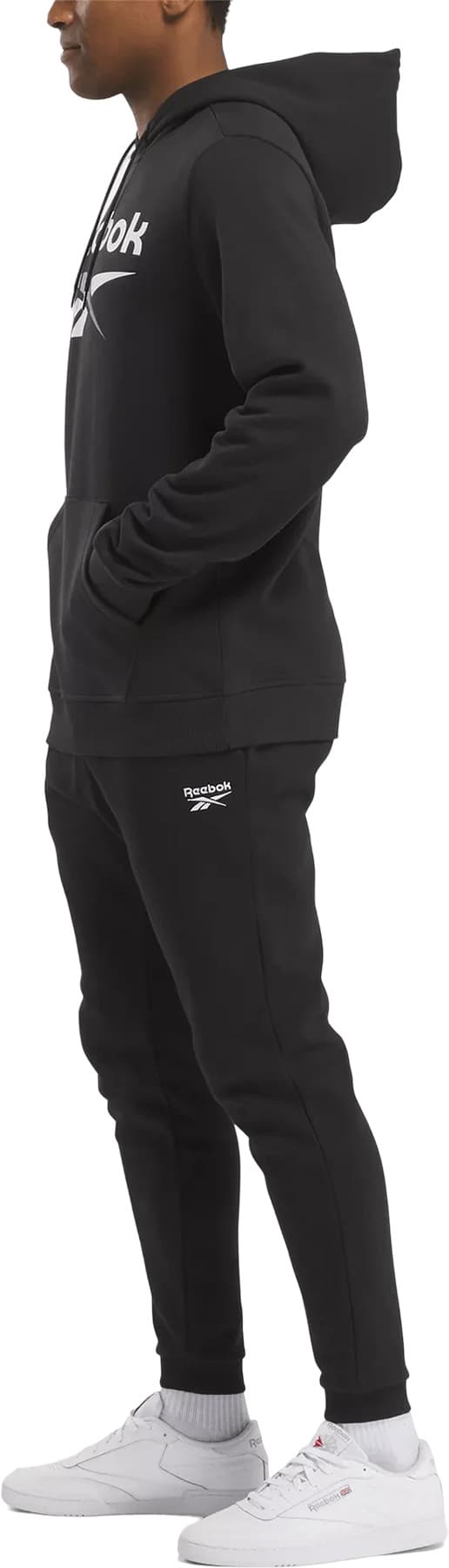 Numéro de l'image de la galerie de produits 5 pour le produit Chandail à capuchon Reebok Identity Fleece Stacked Logo - Homme