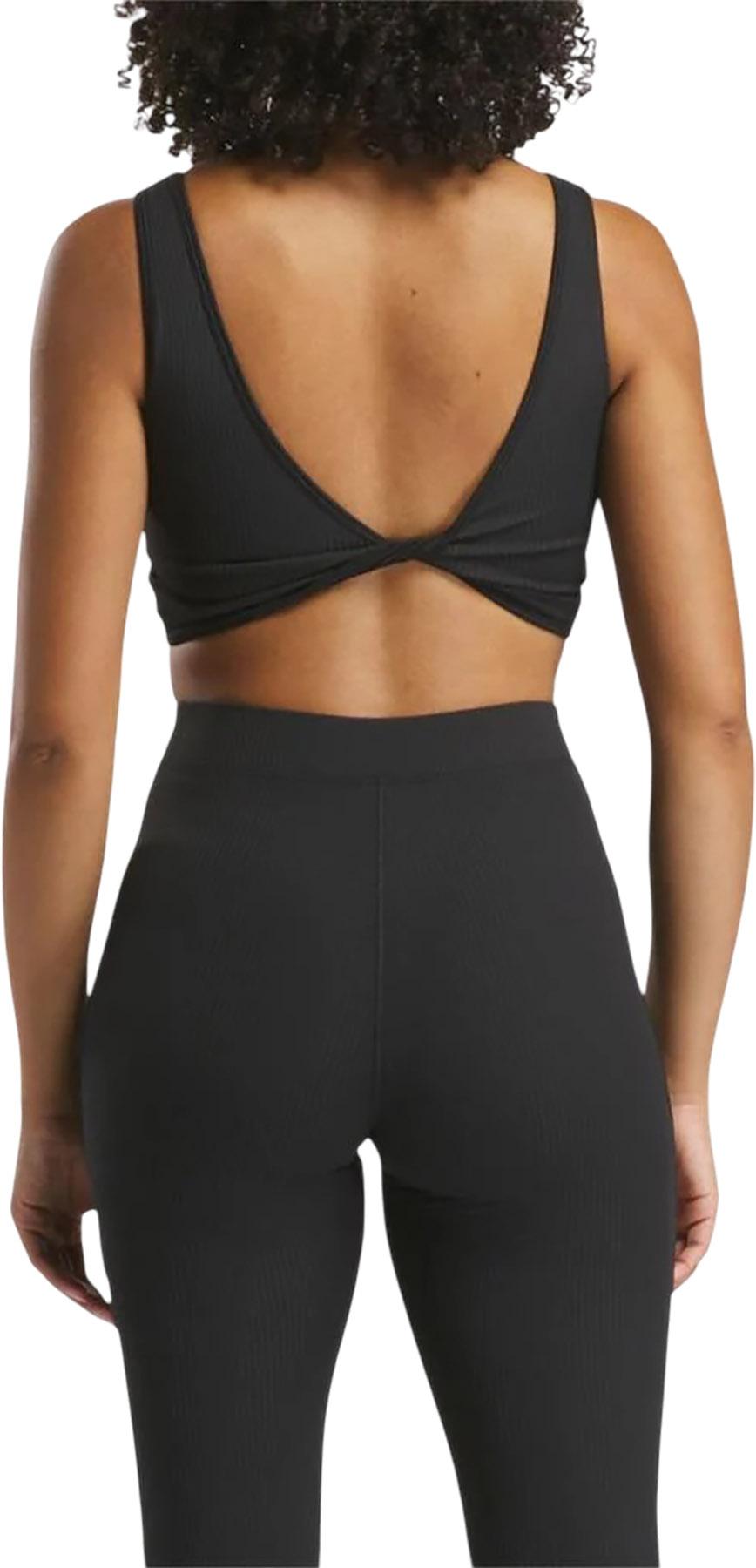 Product gallery image number 2 for product Soutien-gorge léger côtelé polyvalent - Femme