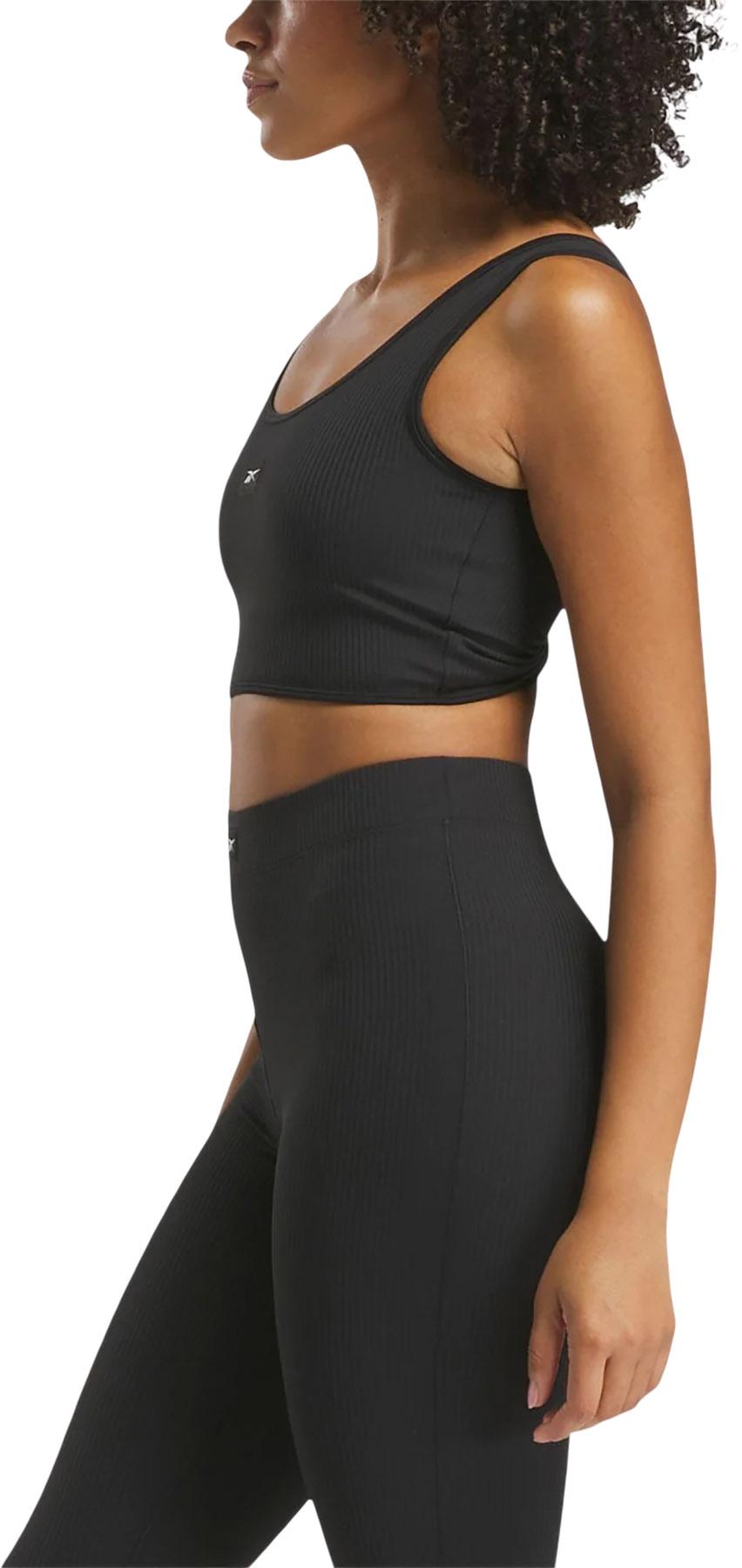 Product gallery image number 4 for product Soutien-gorge léger côtelé polyvalent - Femme