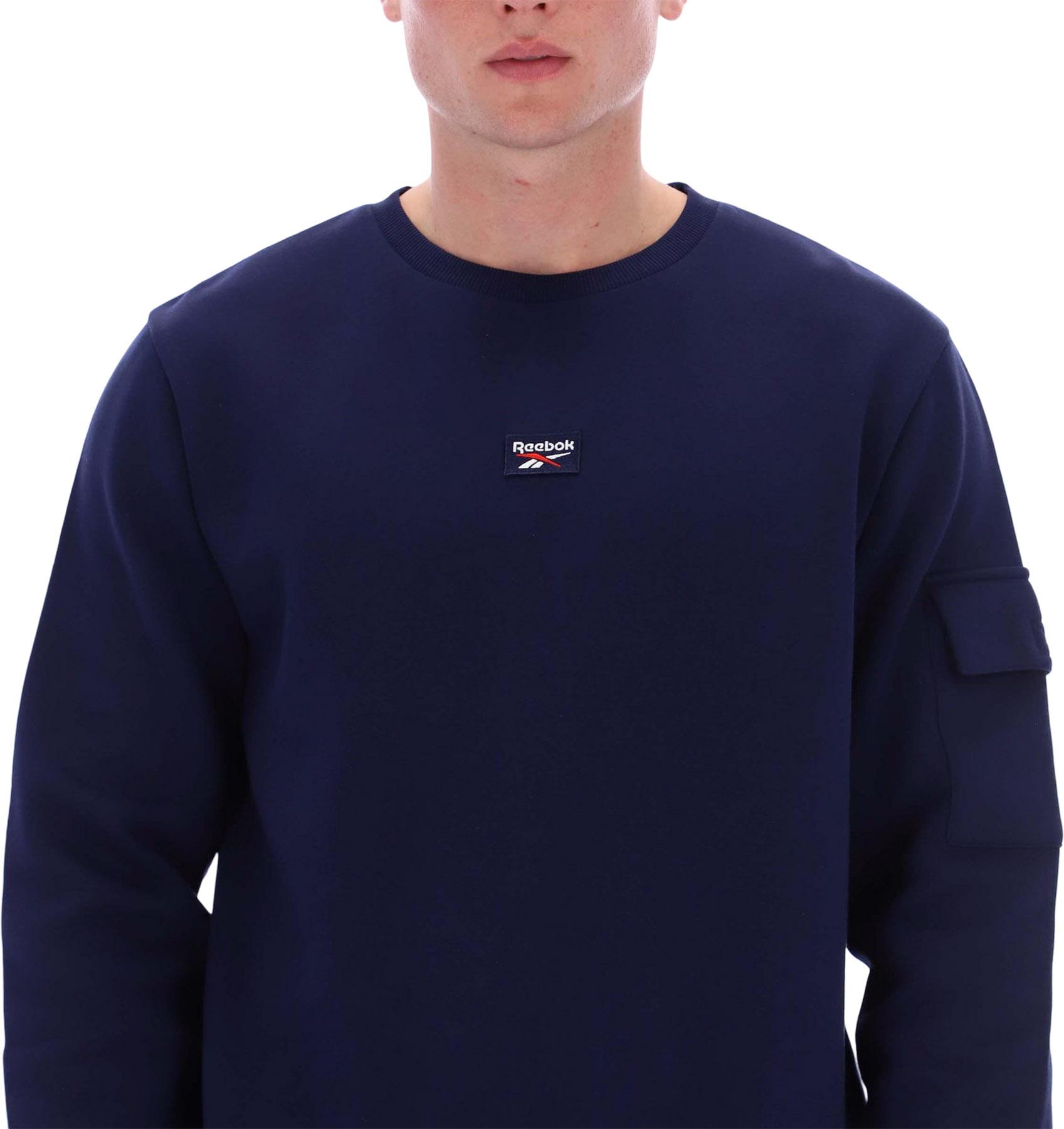 Product gallery image number 6 for product Reebok Essential Logo Sweatshirt - Men's