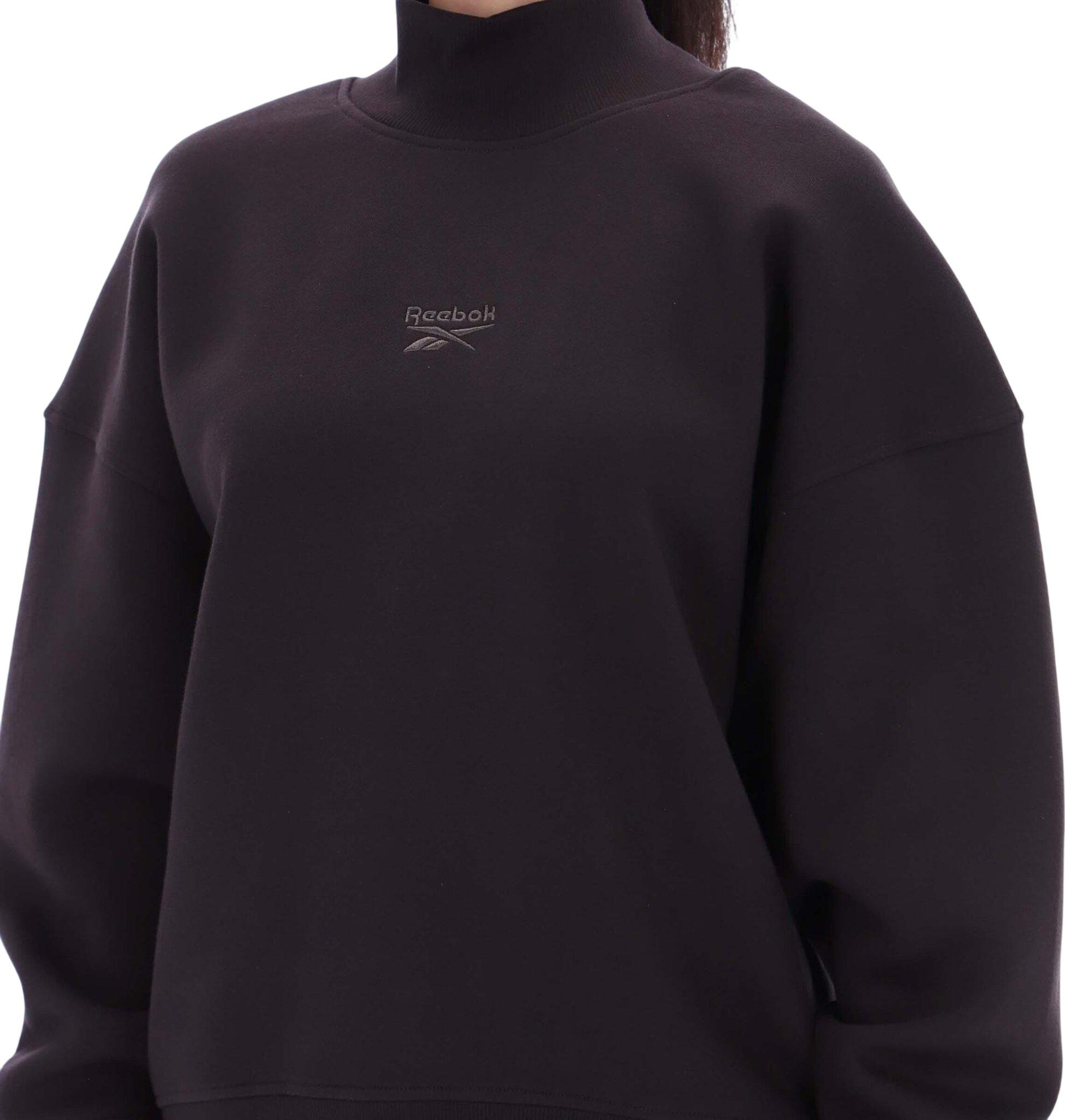 Numéro de l'image de la galerie de produits 4 pour le produit Chandail en molleton à col roulé Longline - Femme