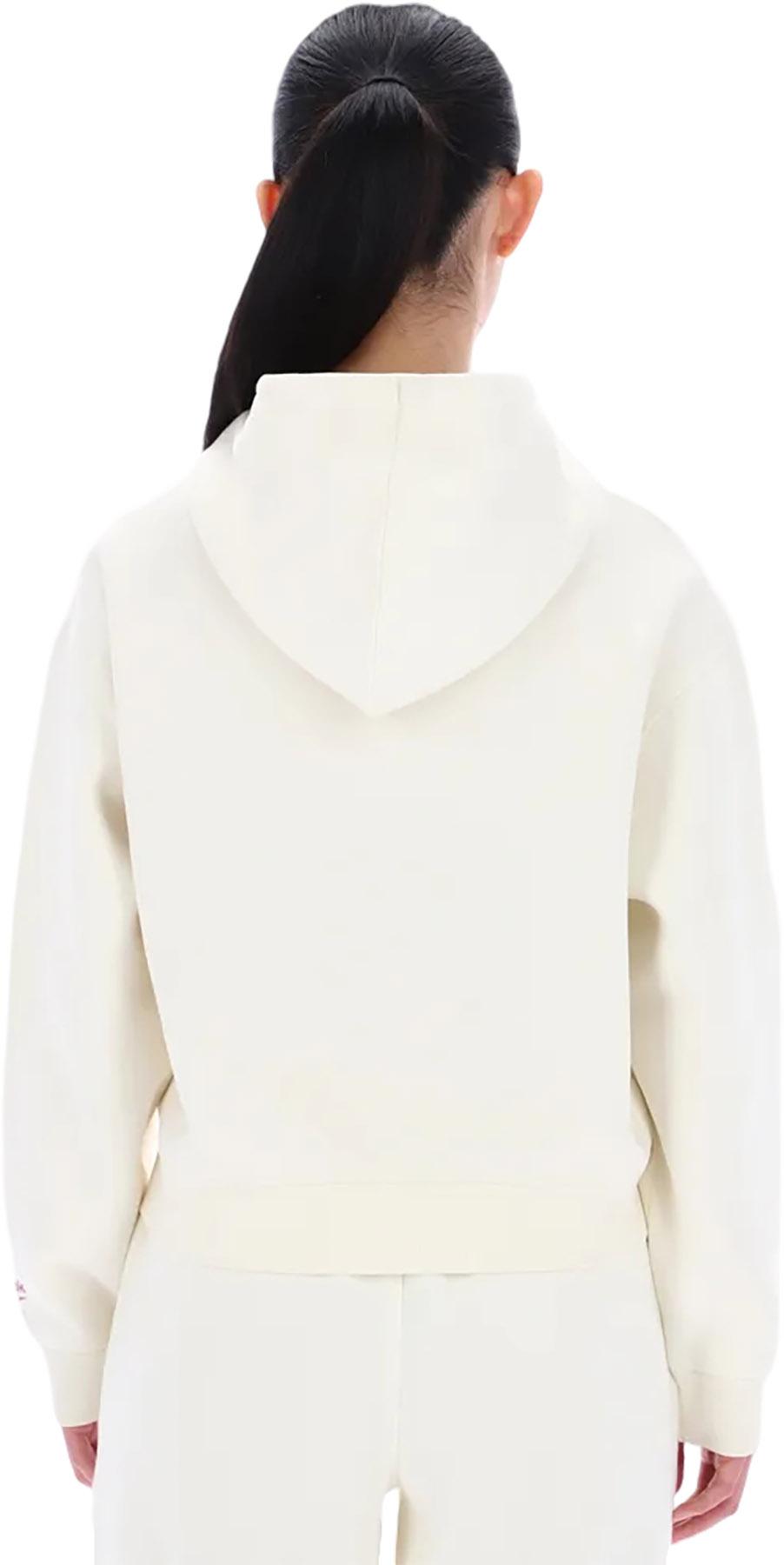 Numéro de l'image de la galerie de produits 2 pour le produit Chandail à capuchon écourté à motif graphique avec logo Varsity - Femme