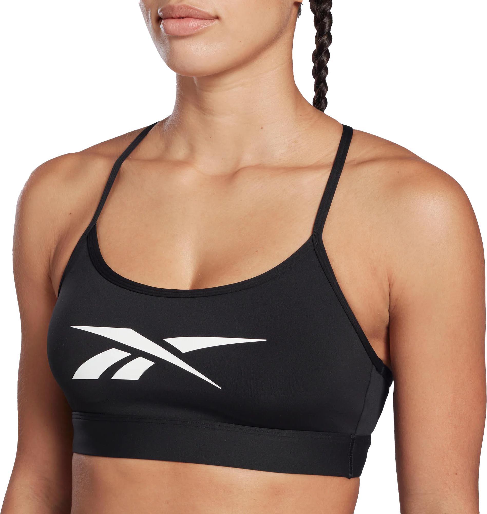 Product gallery image number 3 for product Reebok Lux Skinny Strap Medium-Support Sports Bra - Women’s