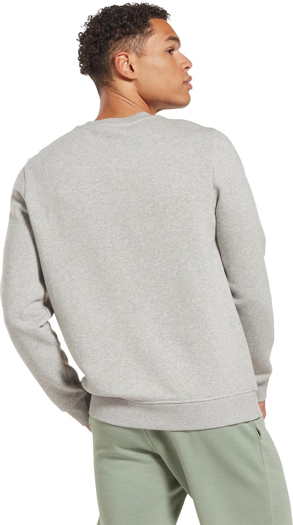 Product gallery image number 3 for product Reebok Identity Fleece Vector Crew Neck Sweatshirt - Men's