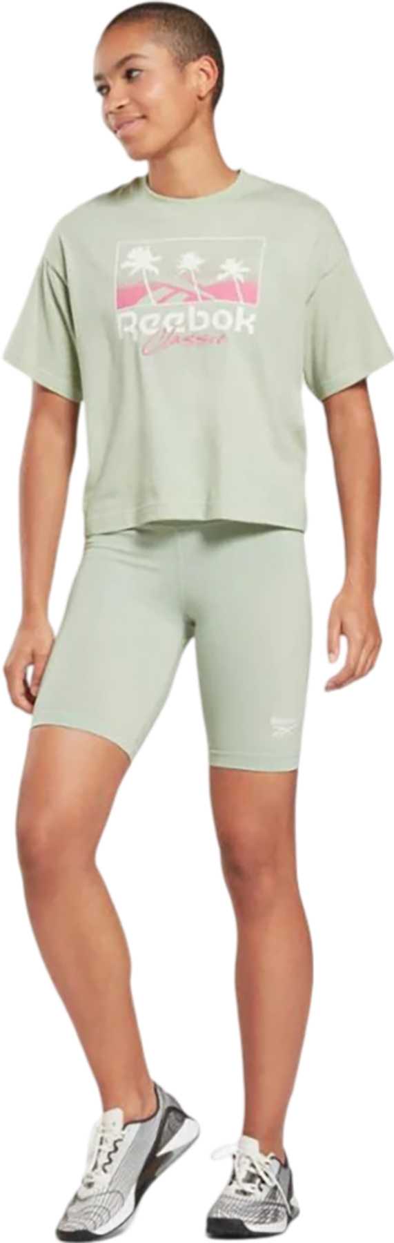 Product image for Reebok Identity Fitted Logo Shorts - Women's