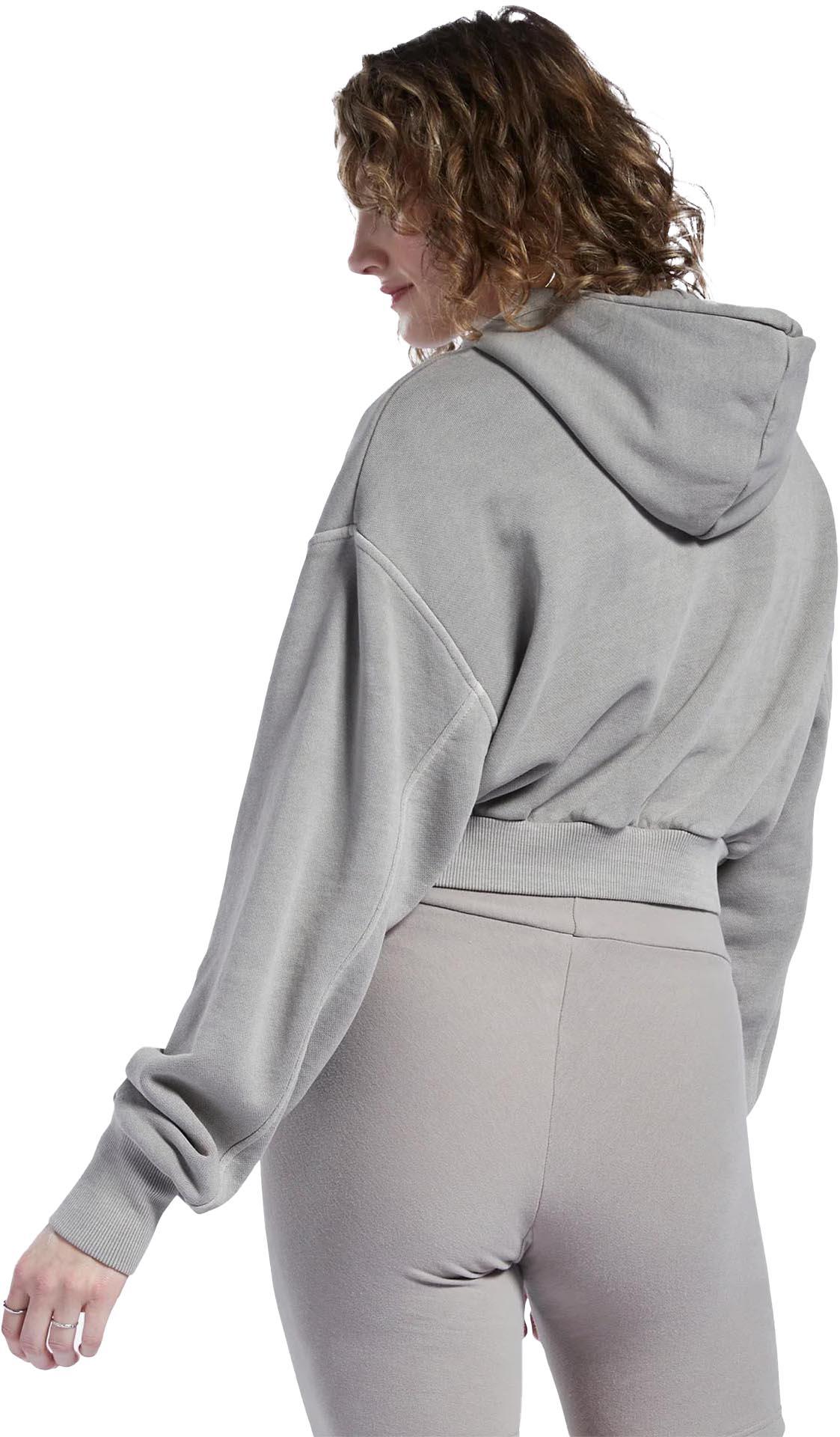 Product gallery image number 4 for product Reebok Classics Natural Dye Cropped Hoodie - Women’s