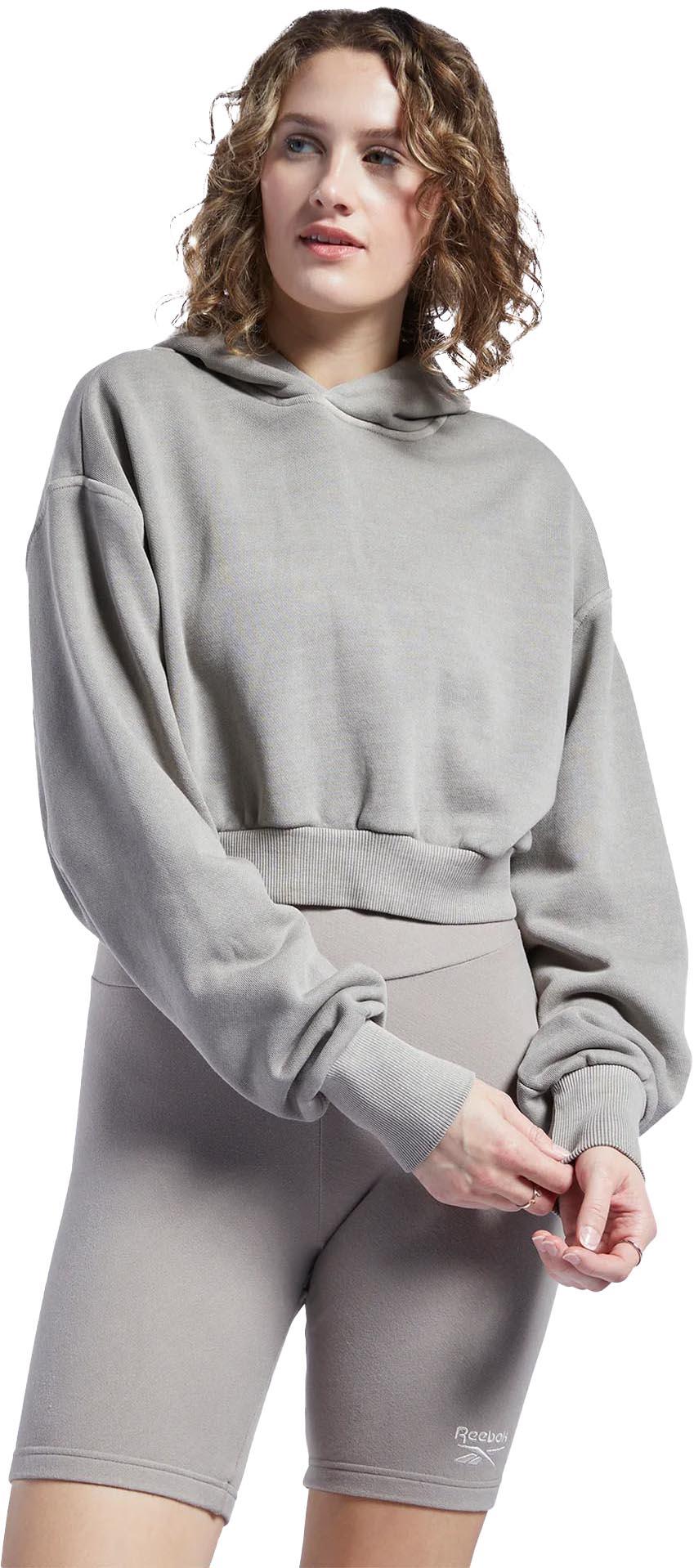 Product gallery image number 1 for product Reebok Classics Natural Dye Cropped Hoodie - Women’s