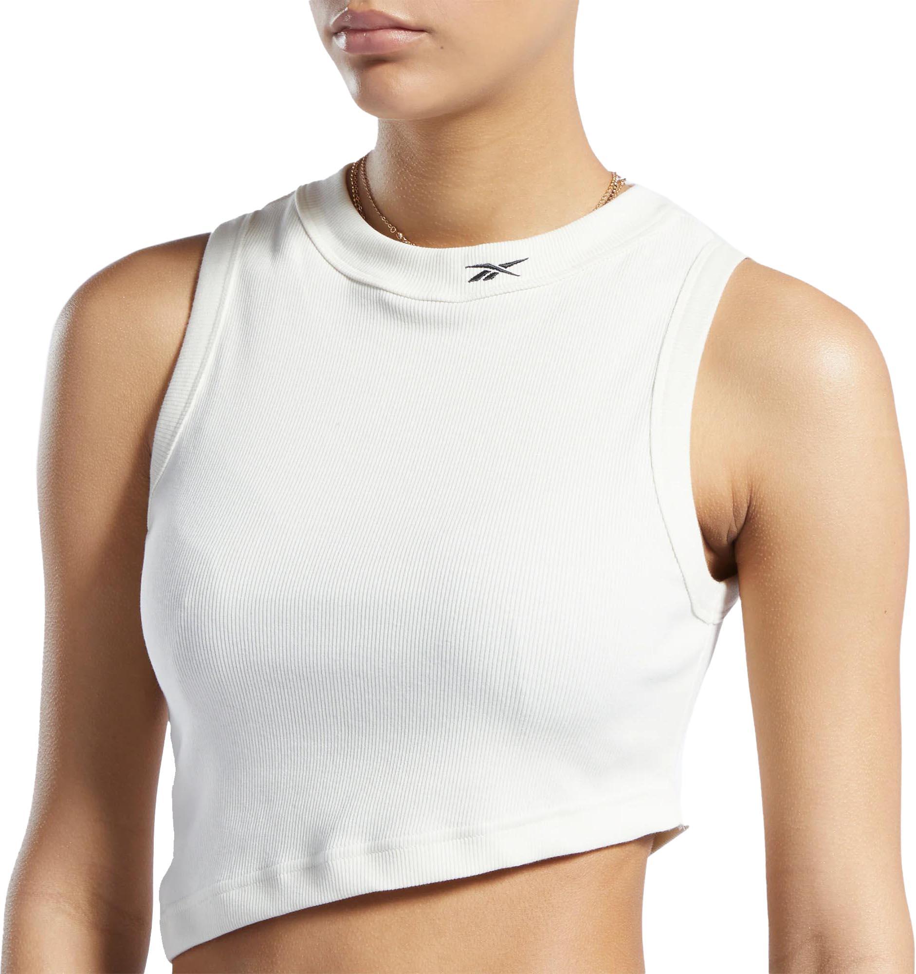 Product gallery image number 2 for product Classics Cropped Ribbed Tank Top - Women’s