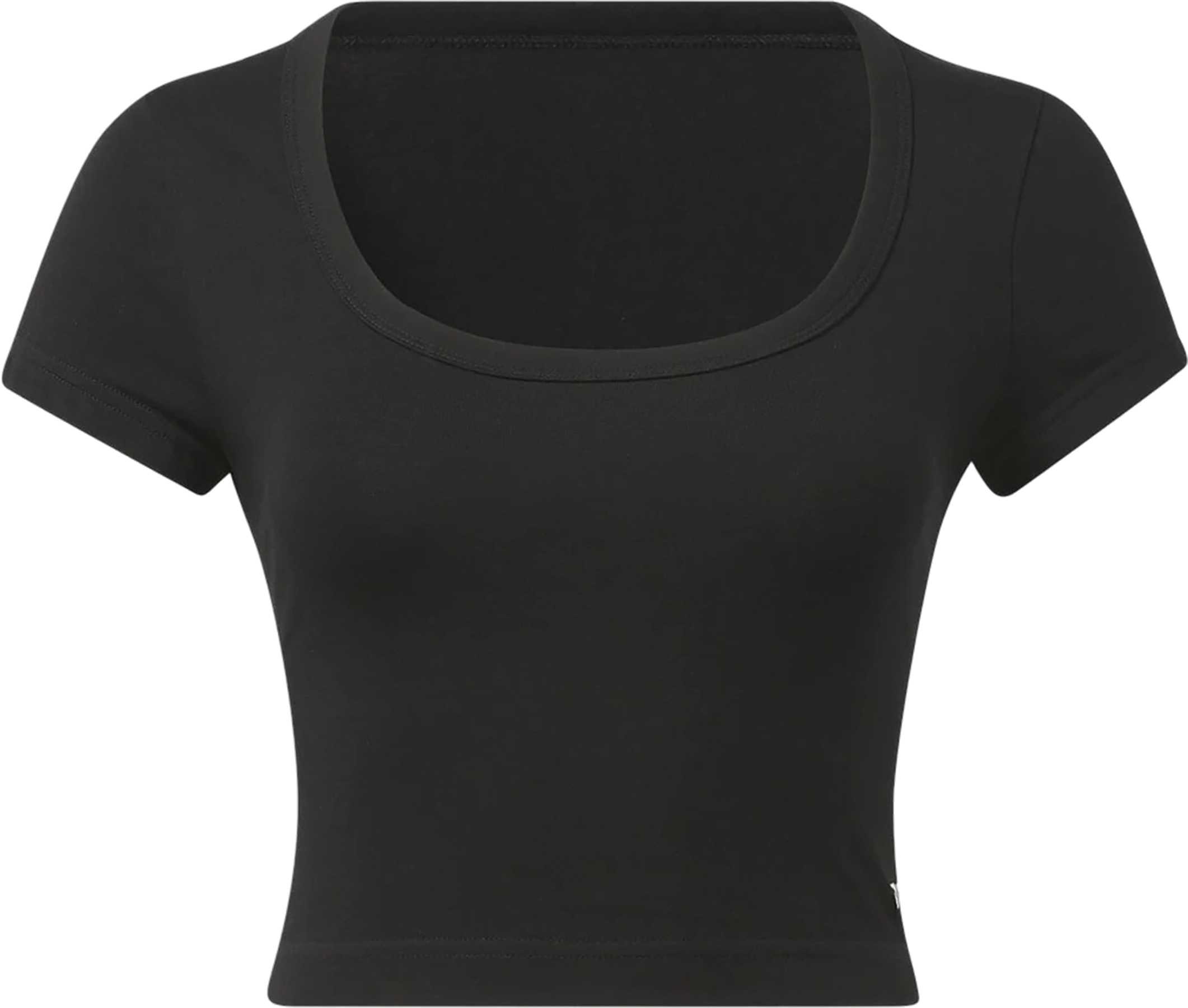 Image de produit pour T-shirt écourté en tissu jersey Classics - Femme