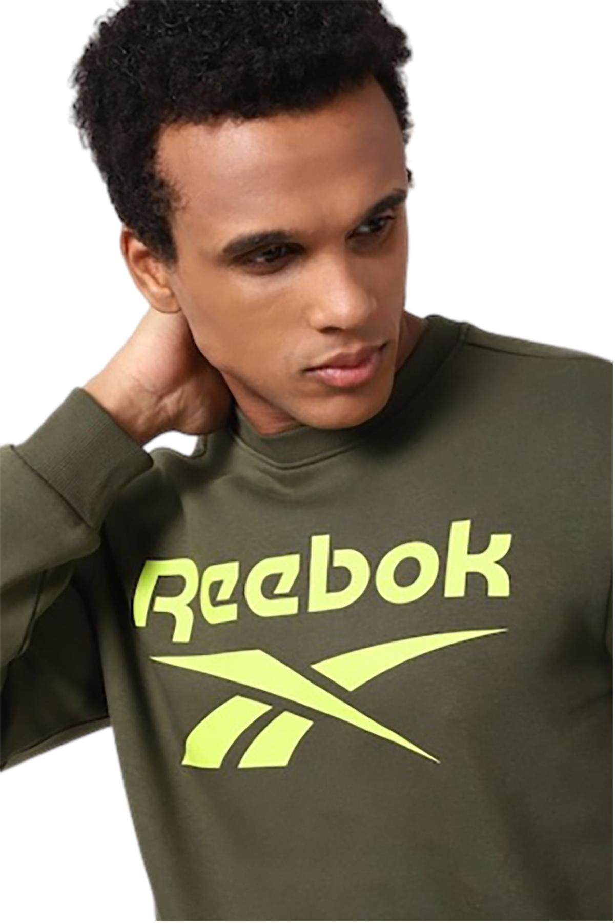 Product gallery image number 4 for product Reebok Identity Fleece Stacked Logo Sweatshirt - Men's