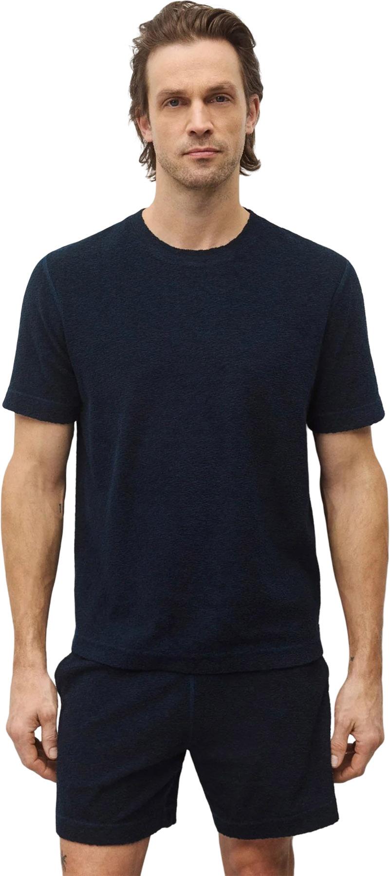 Product gallery image number 5 for product T-shirt en tissu bouclé à coupe standard - Homme