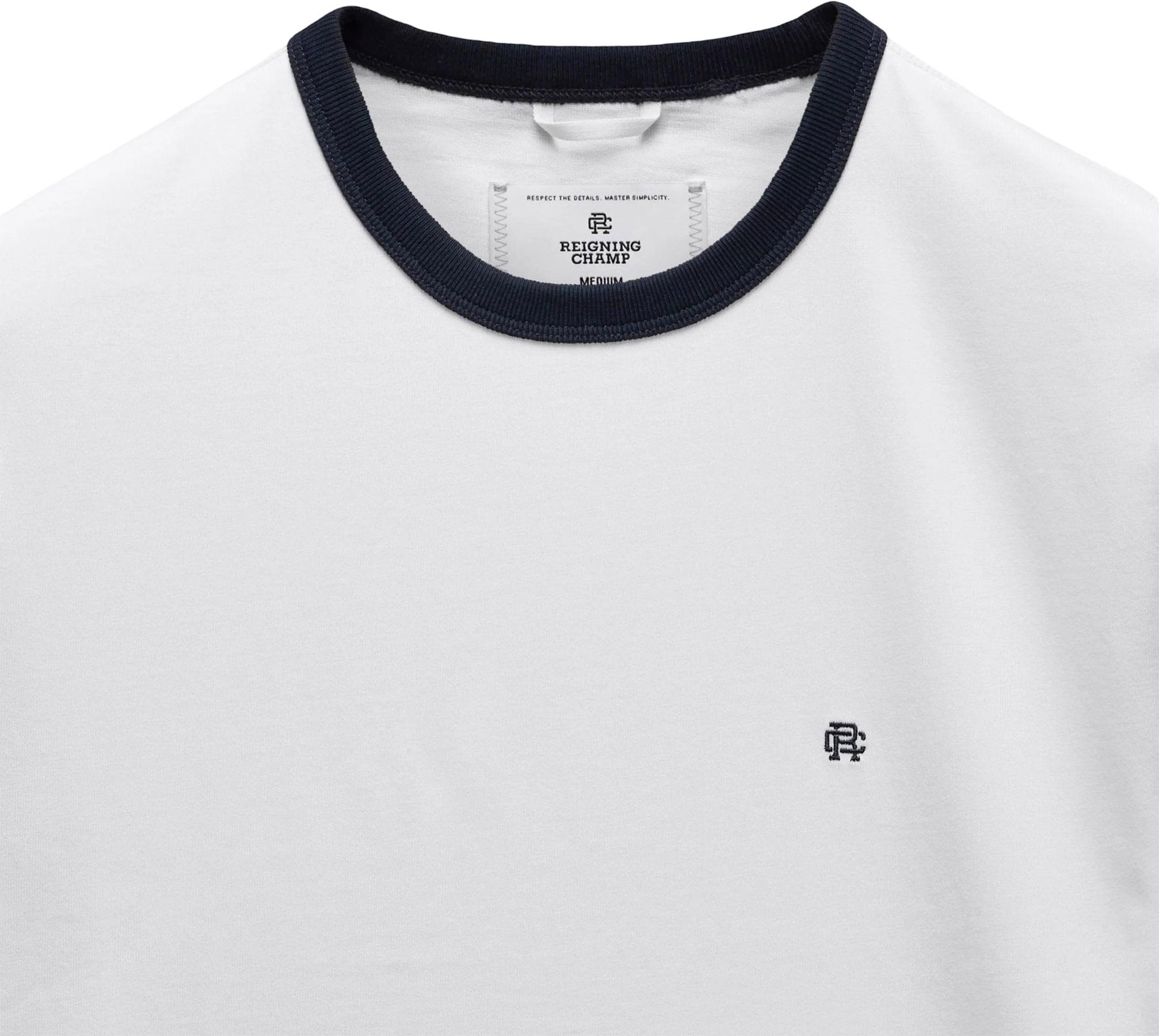 Product gallery image number 4 for product T-shirt en jersey mi-épais avec bordures contrastantes Standard - Homme