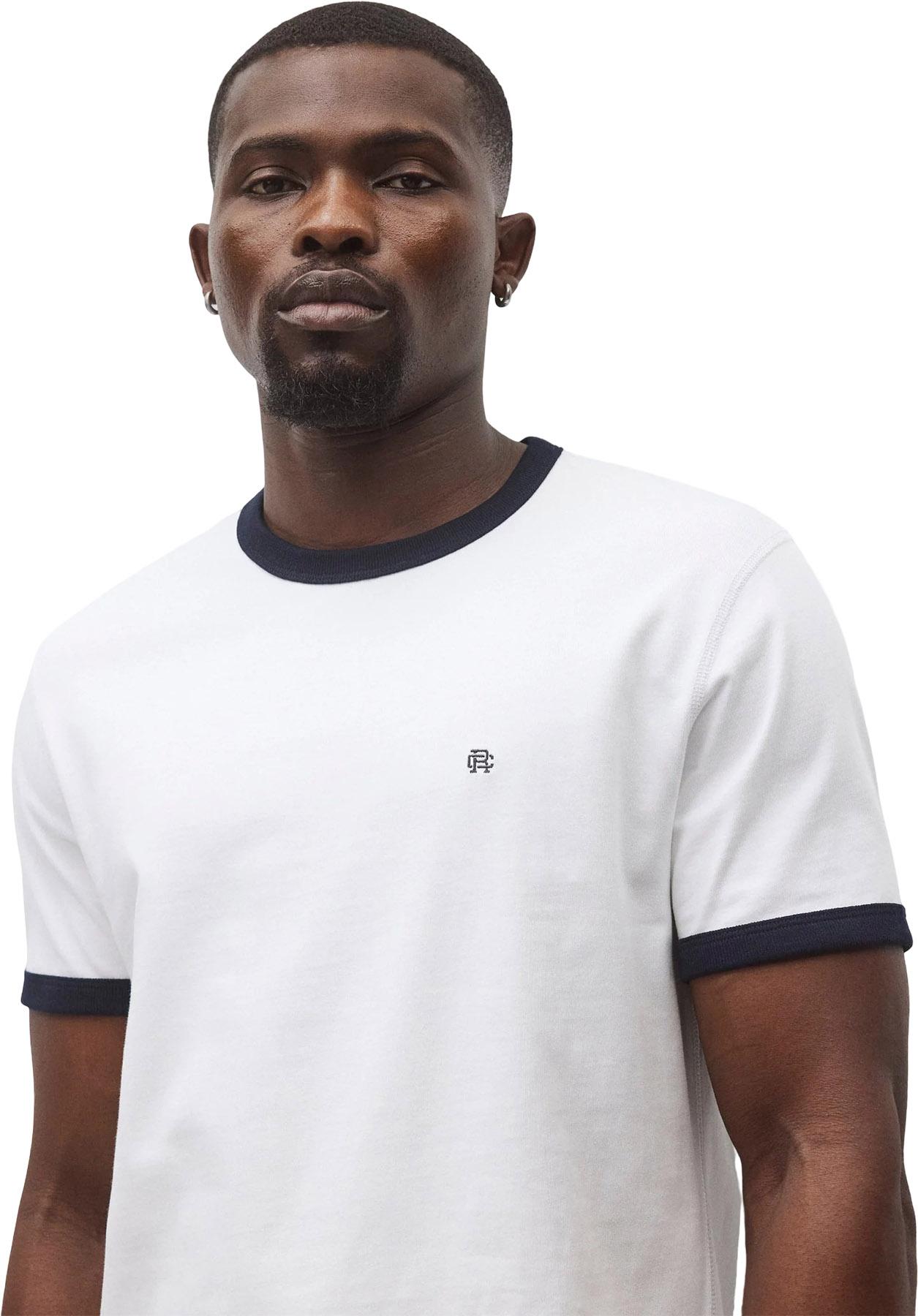 Product gallery image number 6 for product T-shirt en jersey mi-épais avec bordures contrastantes Standard - Homme