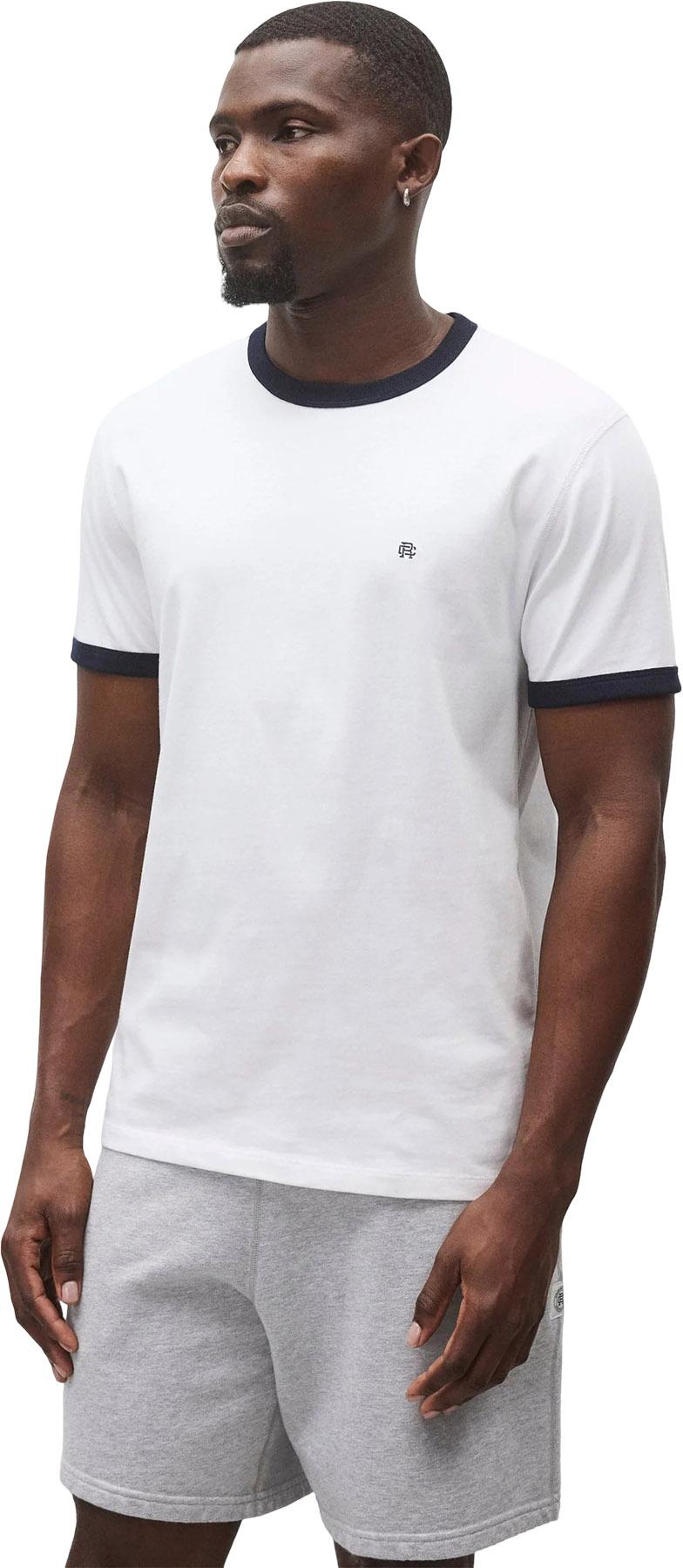 Product gallery image number 7 for product T-shirt en jersey mi-épais avec bordures contrastantes Standard - Homme