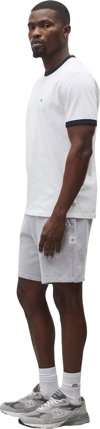 Product gallery image number 8 for product T-shirt en jersey mi-épais avec bordures contrastantes Standard - Homme