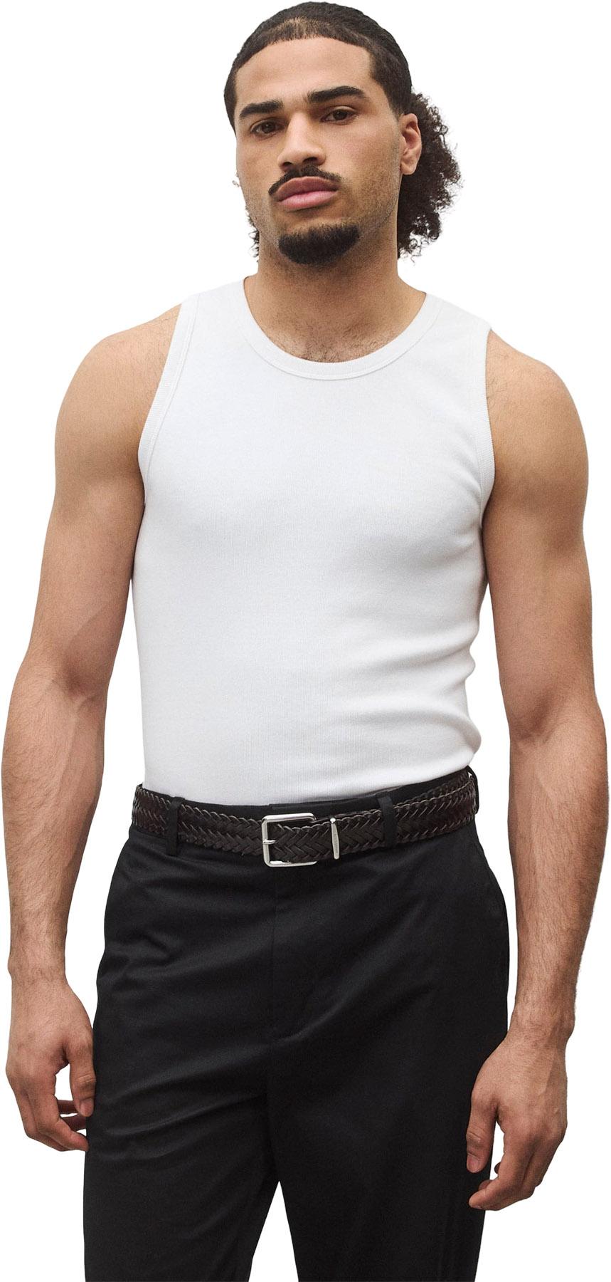 Product gallery image number 3 for product Cotton Rib Slim Tank Top - Men's