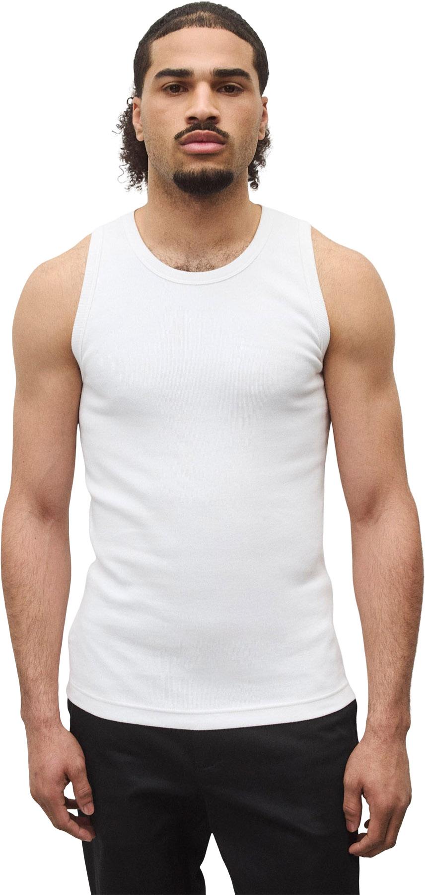 Product gallery image number 7 for product Cotton Rib Slim Tank Top - Men's