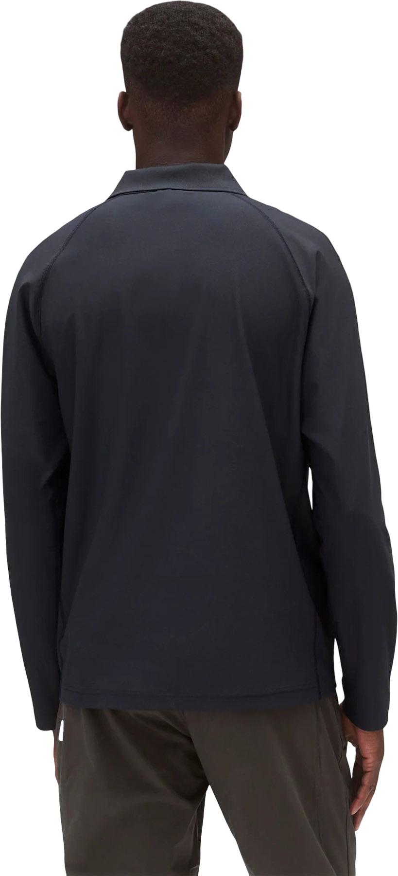 Product gallery image number 4 for product Tech Pique Playoff Standard Long Sleeve Polo - Men's