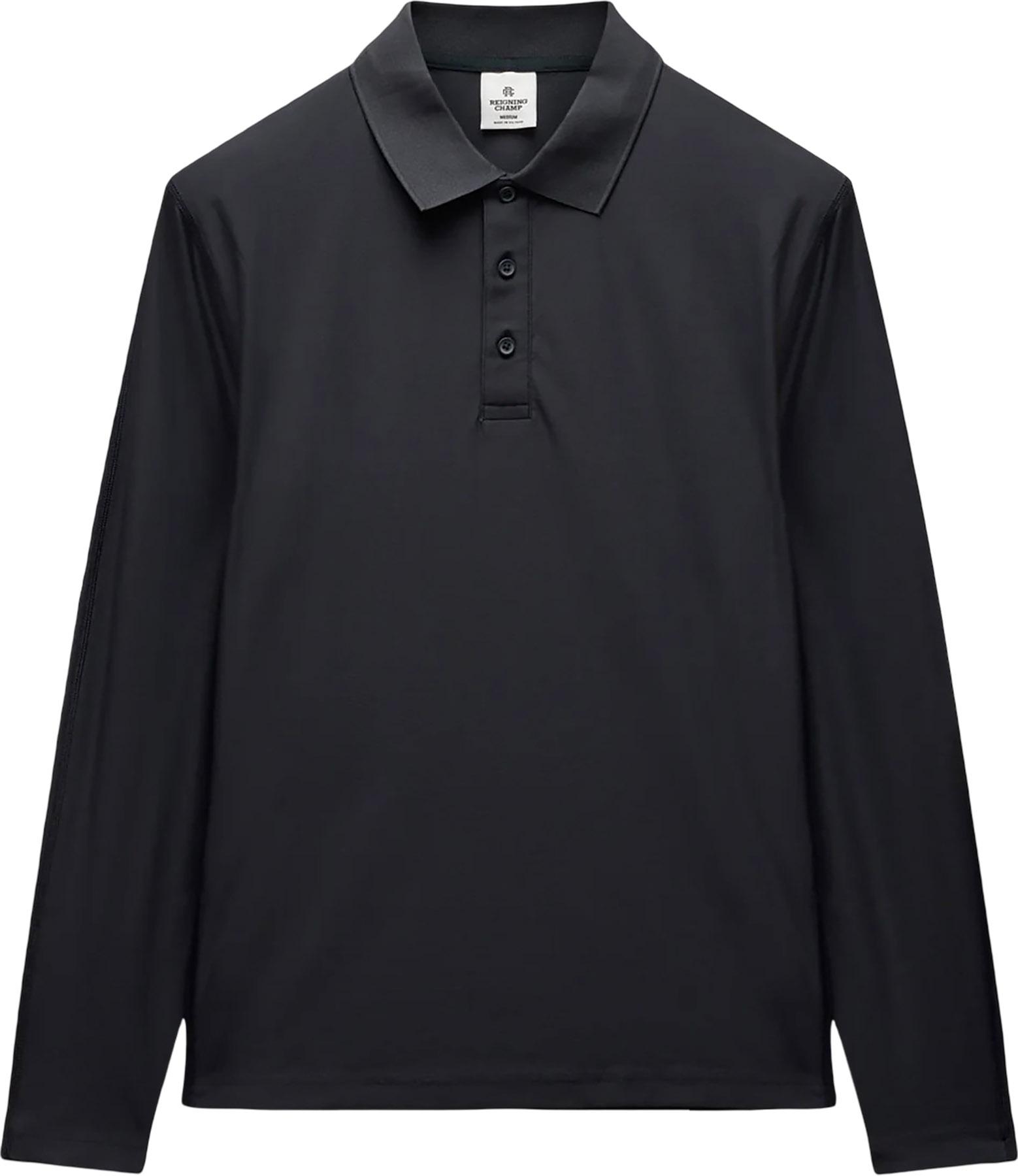Product image for Tech Pique Playoff Standard Long Sleeve Polo - Men's