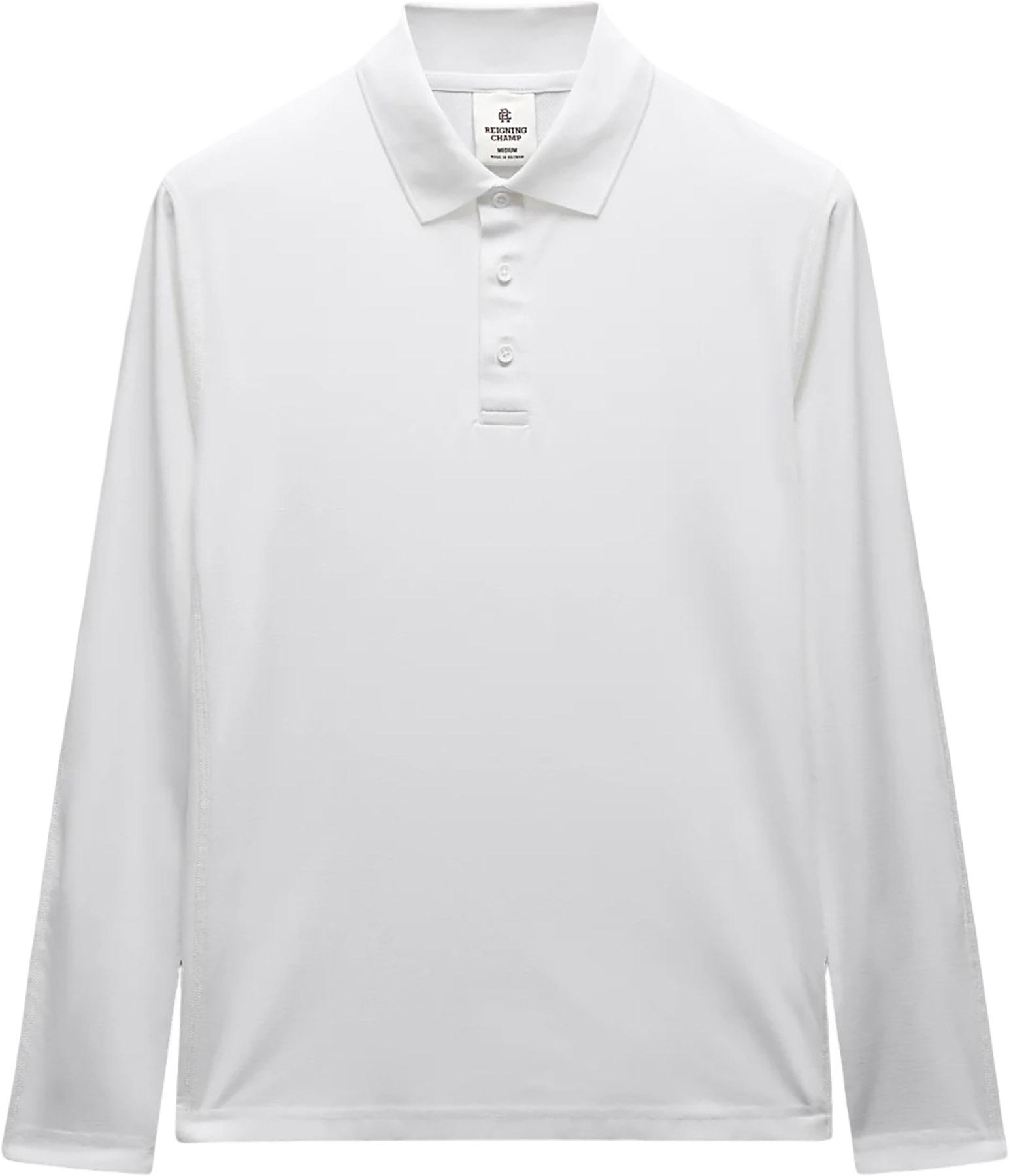 Product image for Tech Pique Playoff Standard Long Sleeve Polo - Men's