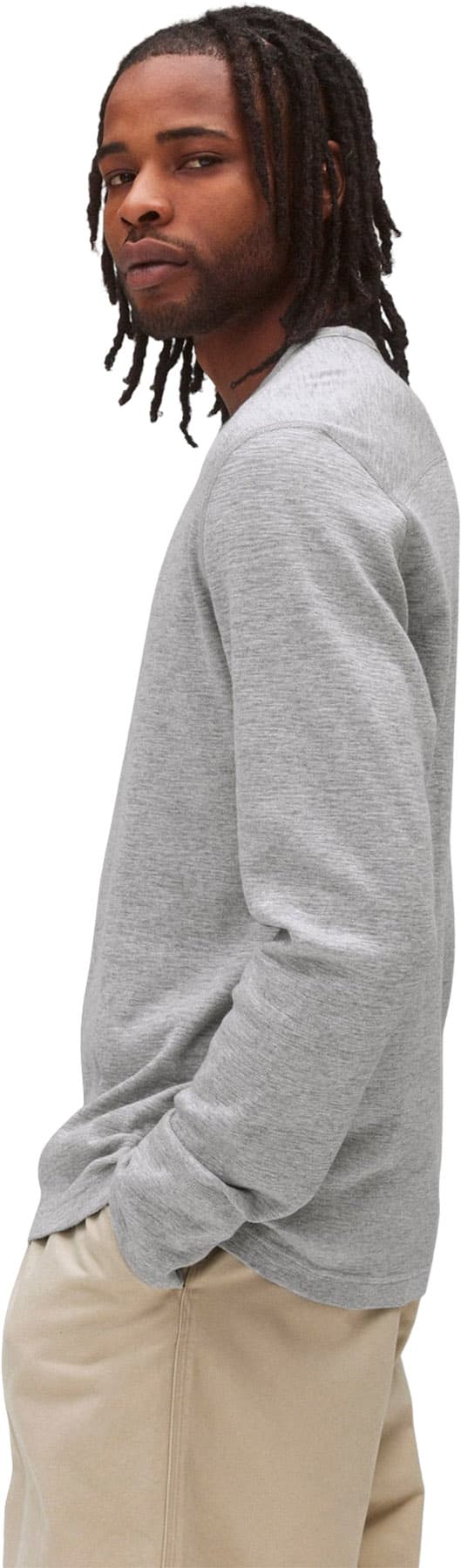 Product gallery image number 6 for product 1X1 Slub Slim Long Sleeve Top - Men's