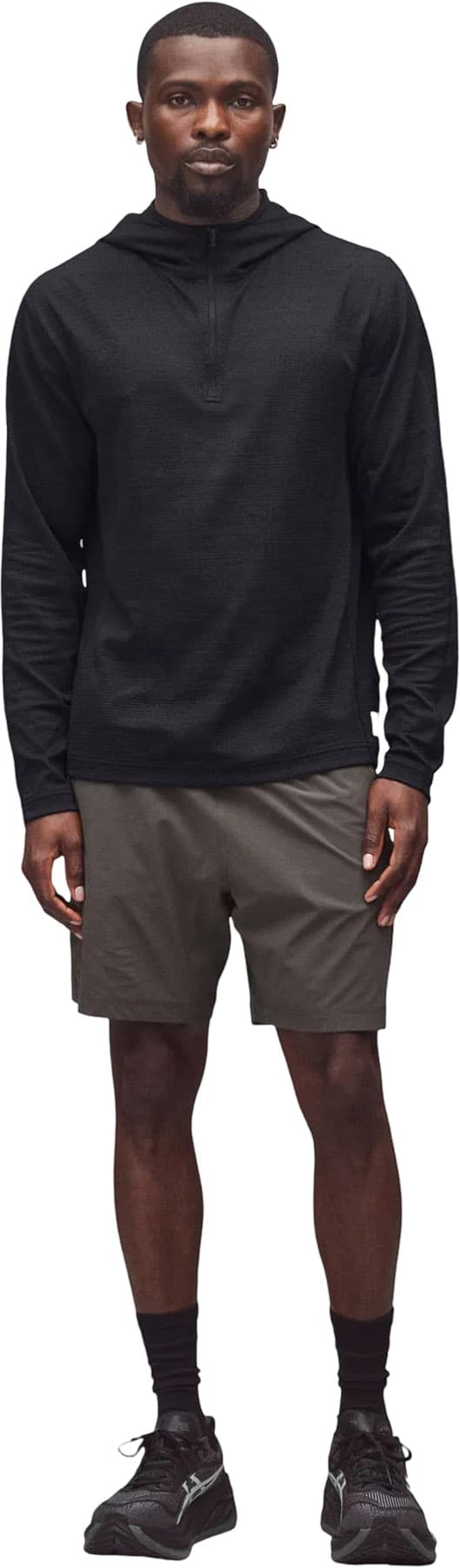 Product gallery image number 7 for product Solotex Mesh Tiebreak Standard Quarter Zip Hoodie - Men's