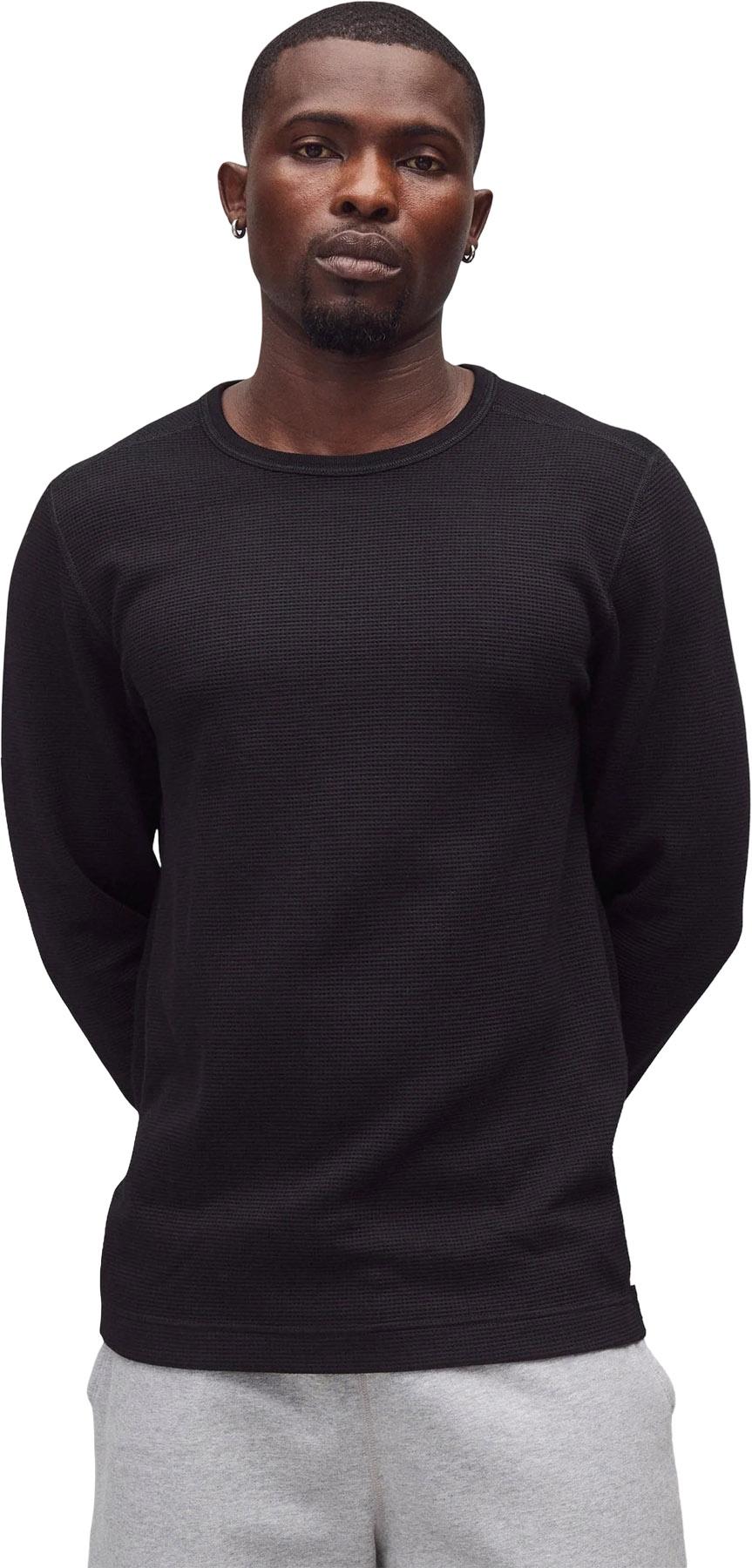 Product gallery image number 8 for product Lightweight Waffle Standard Long Sleeve T-Shirt - Men's
