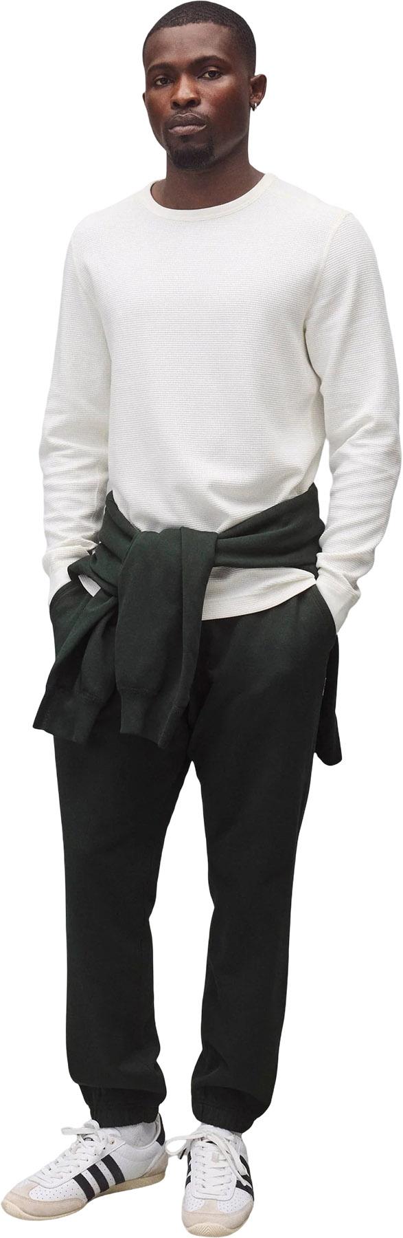 Numéro de l'image de la galerie de produits 7 pour le produit T-shirt à manches longues standard en tissu gaufré léger - Homme