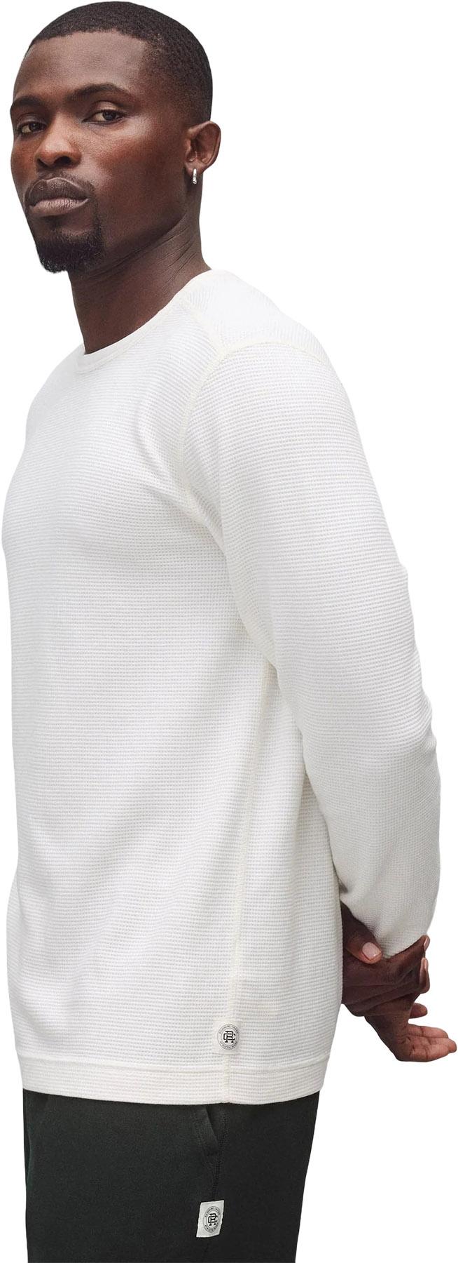 Numéro de l'image de la galerie de produits 5 pour le produit T-shirt à manches longues standard en tissu gaufré léger - Homme