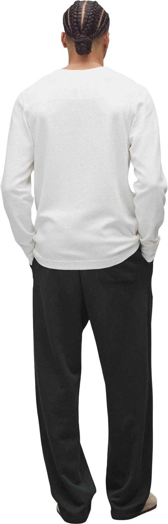 Product gallery image number 5 for product Lightweight Waffle Standard Henley Long Sleeve T-Shirt - Men's