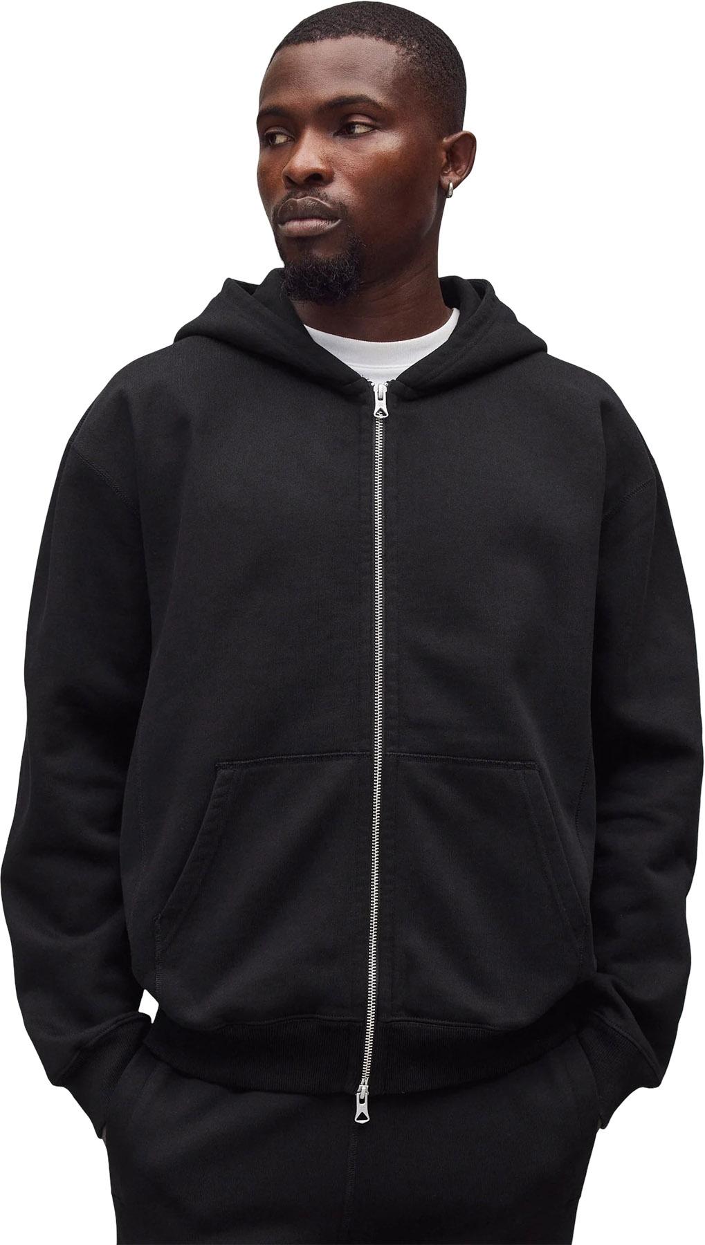 Product gallery image number 4 for product Chandail à capuchon à glissière en molleton brossé '97 - Homme