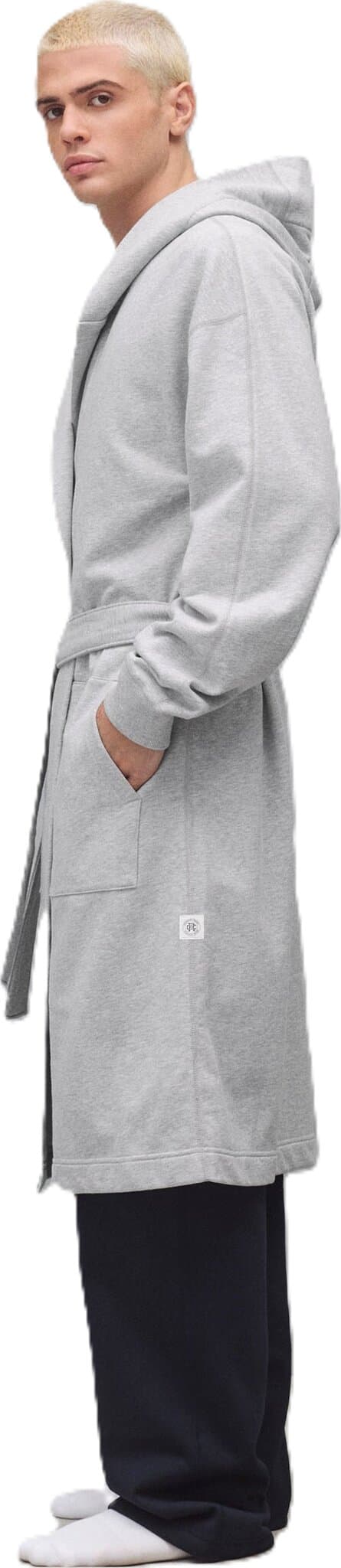 Product gallery image number 2 for product Midweight Terry Relaxed Hooded Robe - Men’s