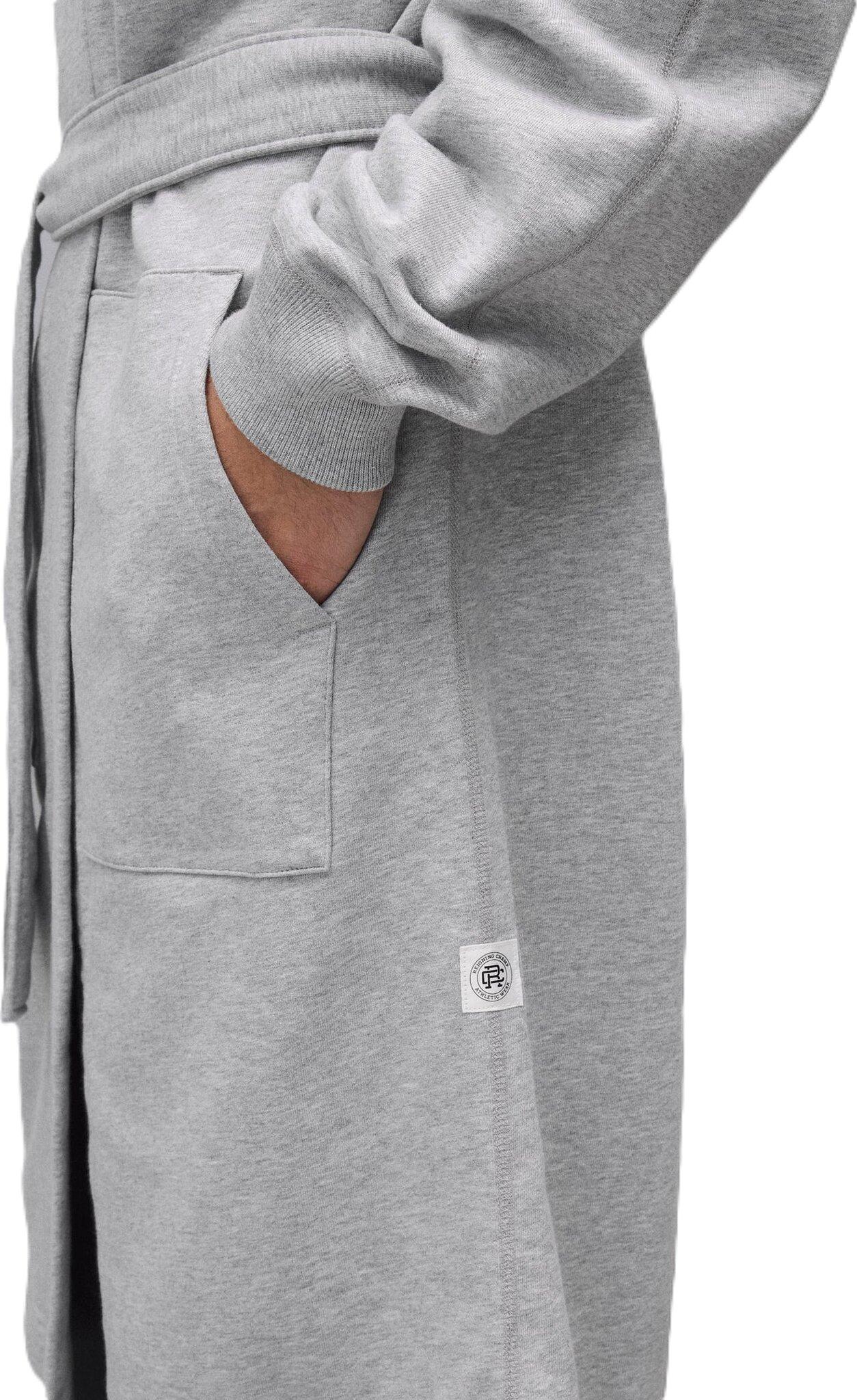 Product gallery image number 3 for product Midweight Terry Relaxed Hooded Robe - Men’s