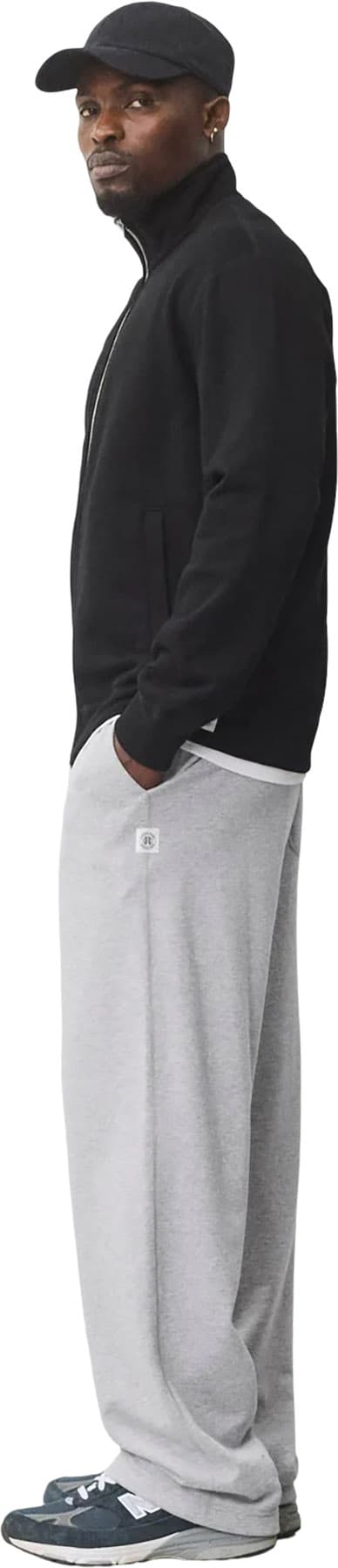 Product gallery image number 5 for product Midweight Terry Standard Track Jacket - Men's