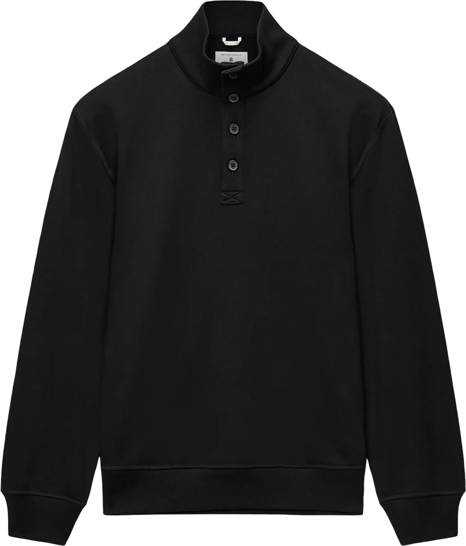 Product image for Midweight Terry Standard Button Mockneck - Men's