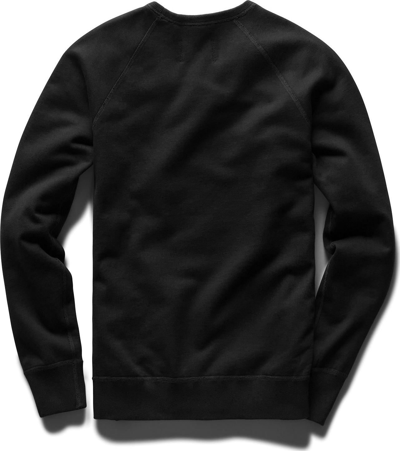 Product gallery image number 2 for product Side Zip Crewneck Midweight Terry -Men's