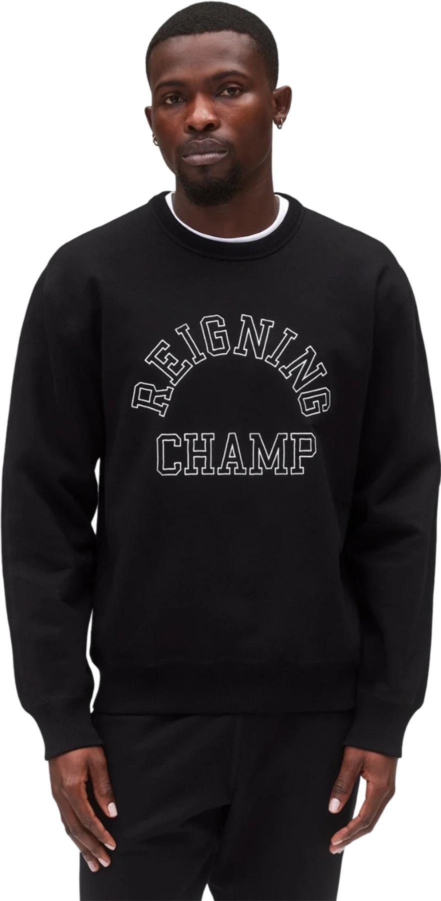 Product gallery image number 4 for product Midweight Terry Arch Logo Standard Crewneck Sweatshirt - Men's